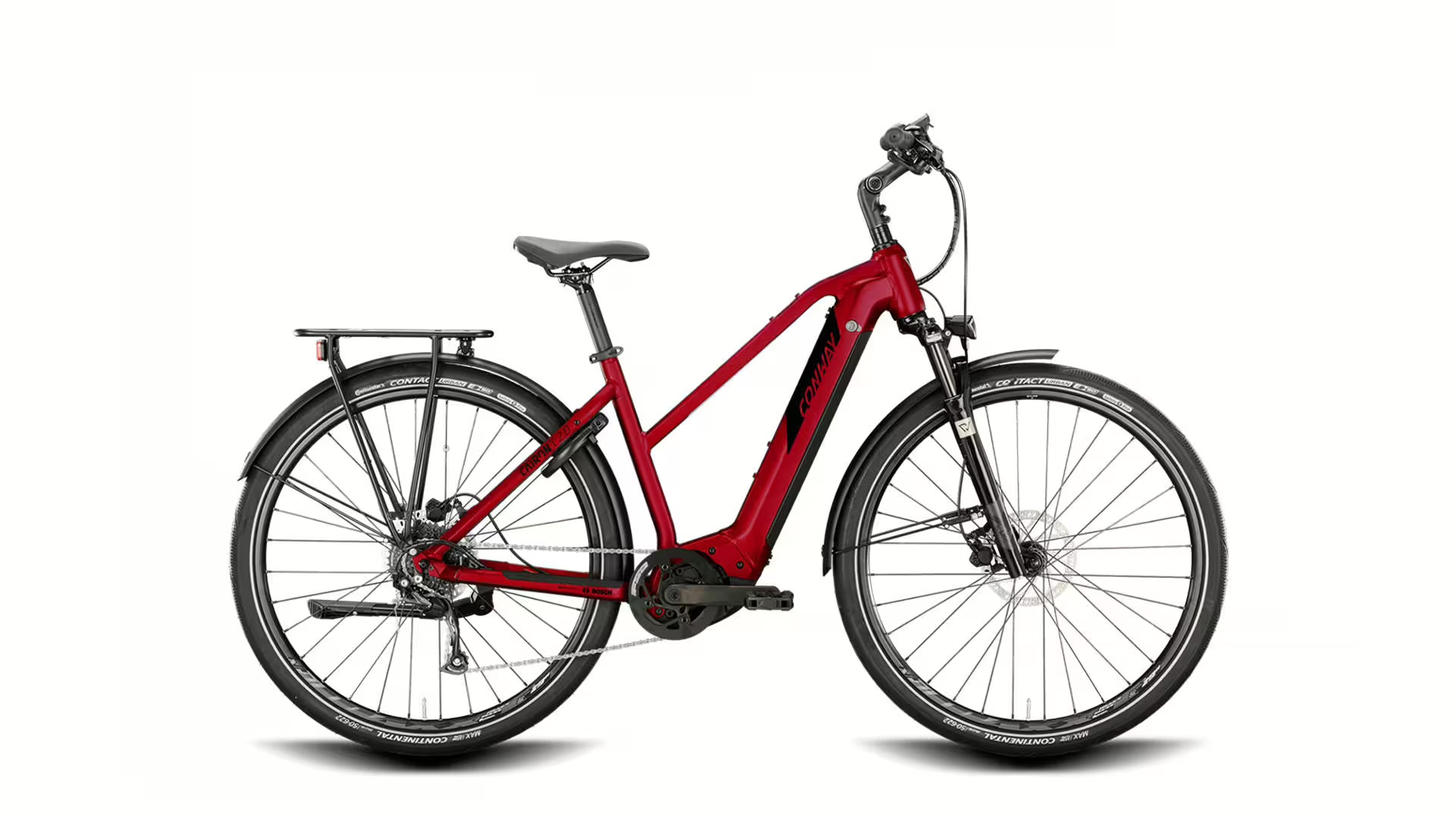 Conway Cairon T 2.0 Diamond 625 Wh | E-Bike Trekking Women's | Bosch Performance Gen.3 | Red | Size M