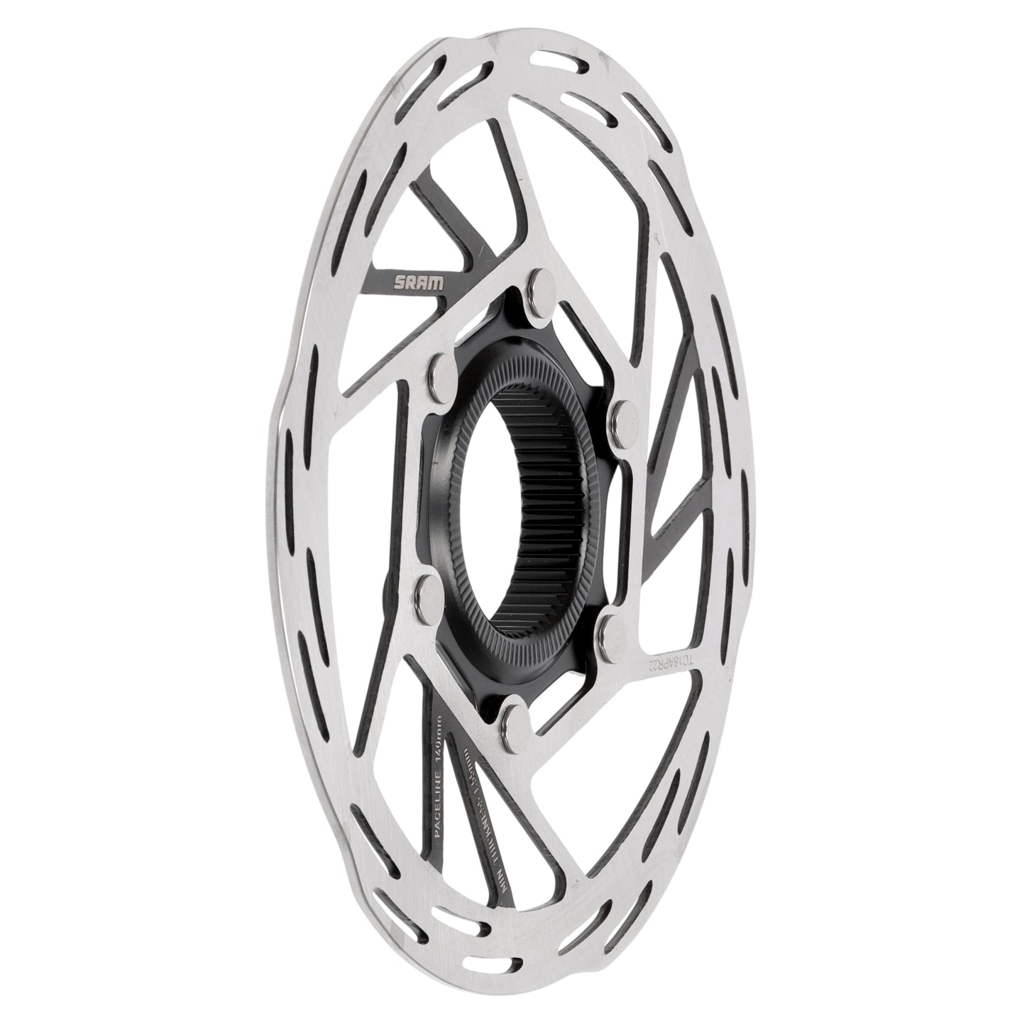 SRAM Paceline Bremsscheibe 140 mm | zweiteilig (ohne Lockring) | Rounded Edges | Center Lock