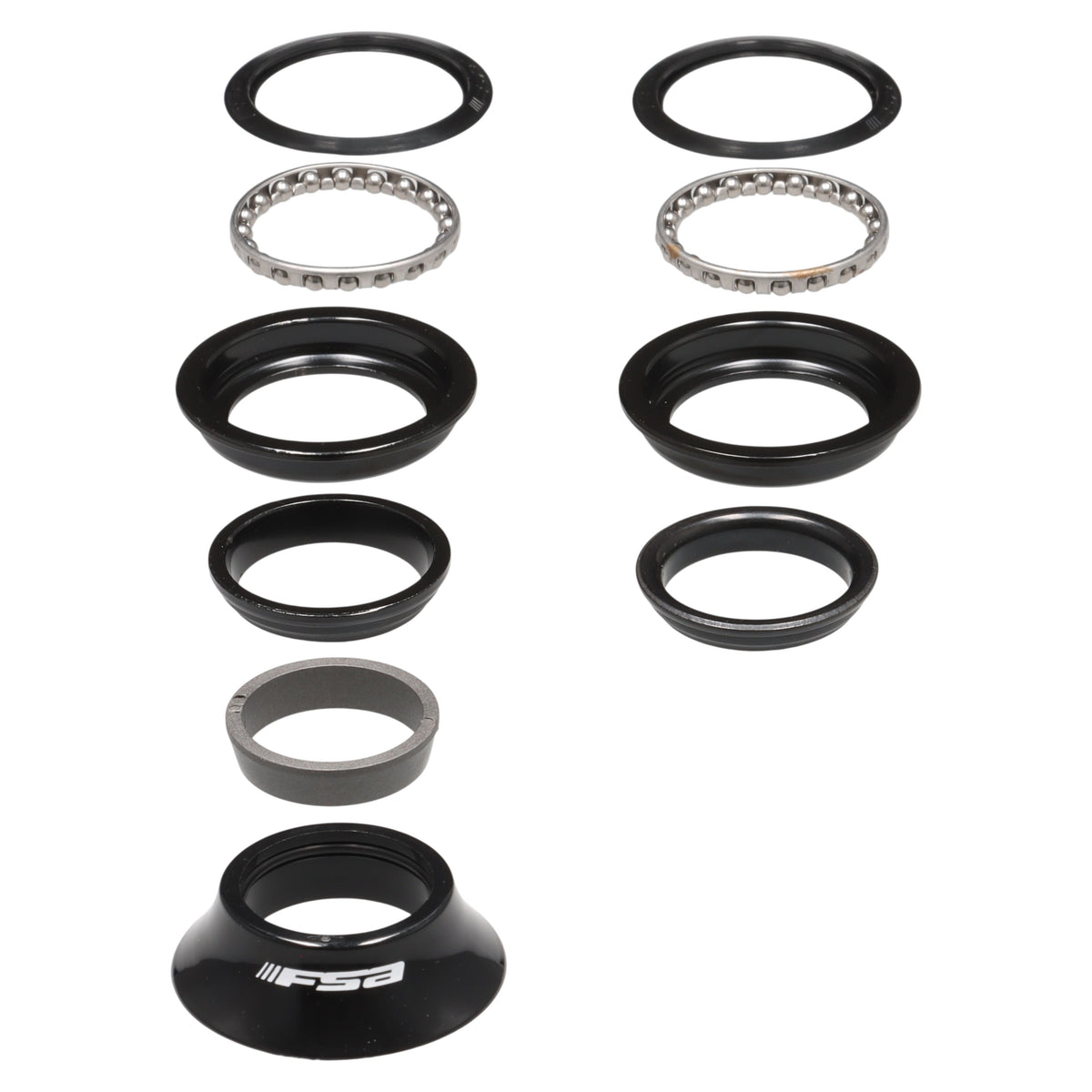FSA No. 10P Steuersatz-Set | 1 1/8 Zoll | H2246A | 15 mm