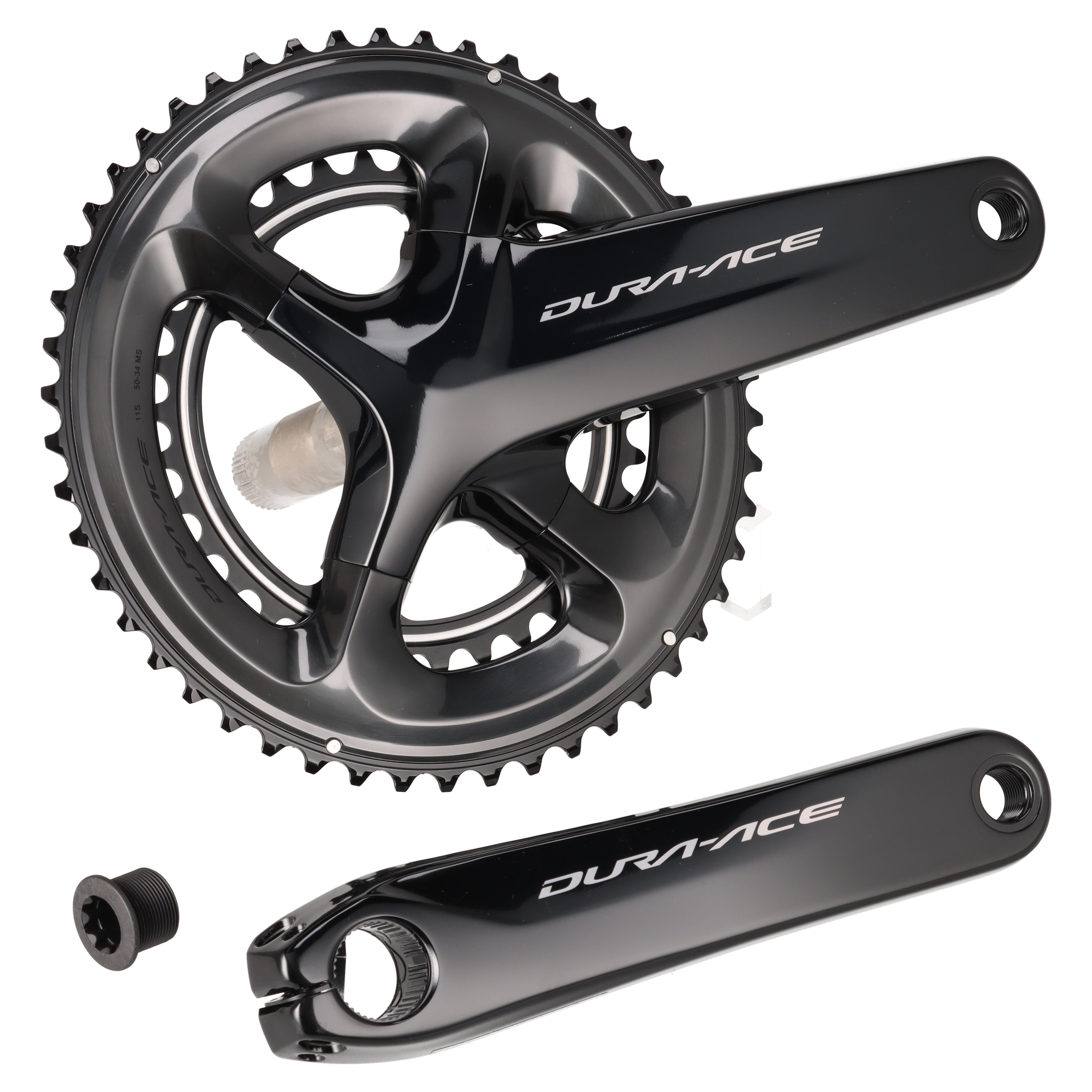 Shimano Dura-Ace FC-R9100 Kurbel | 175 mm | 50/34 Zähne | 2x11-fach | Hollowtech II | Rennrad