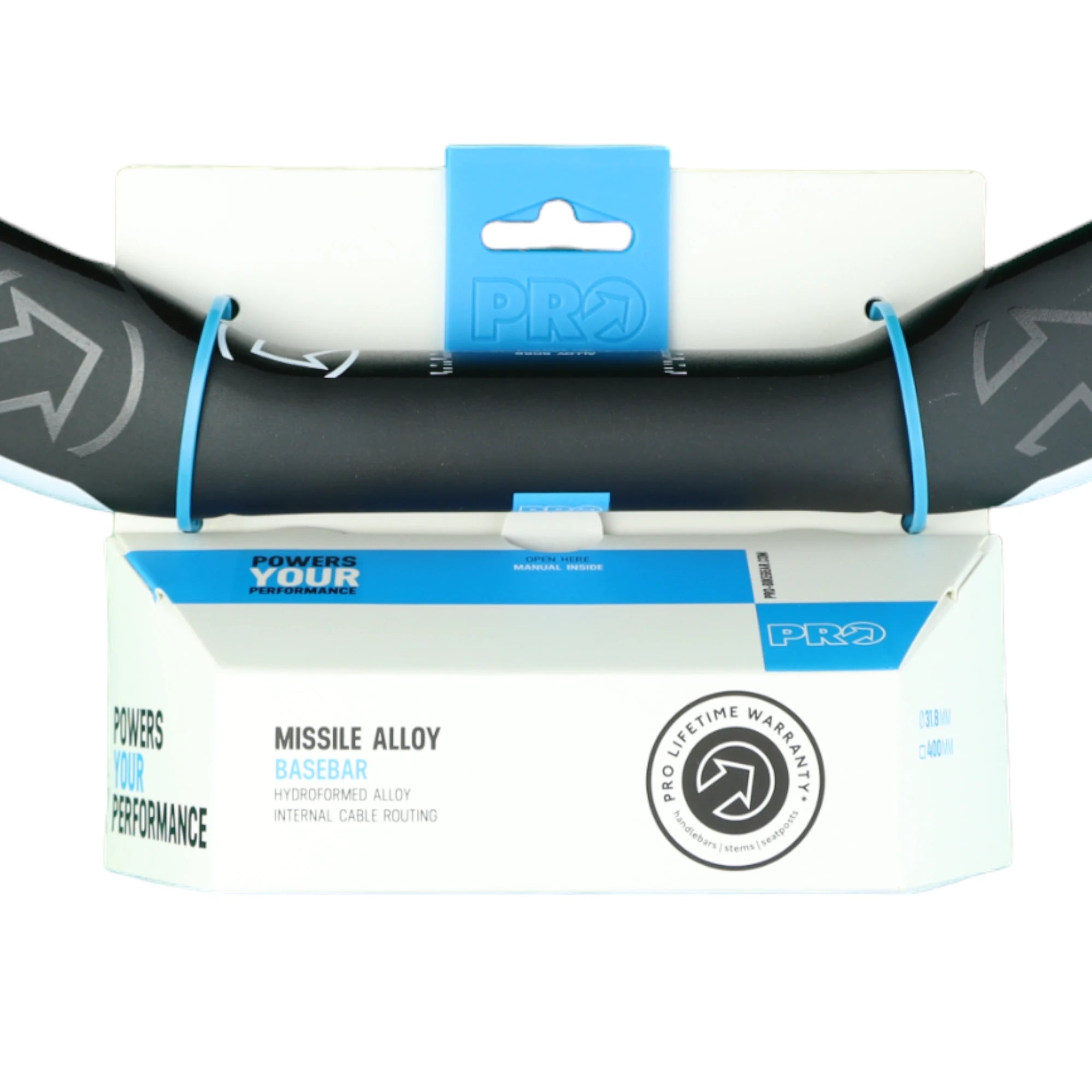 PRO Missile AL Handlebar Base Bar 31.8x400 mm Triathlon Time Trial