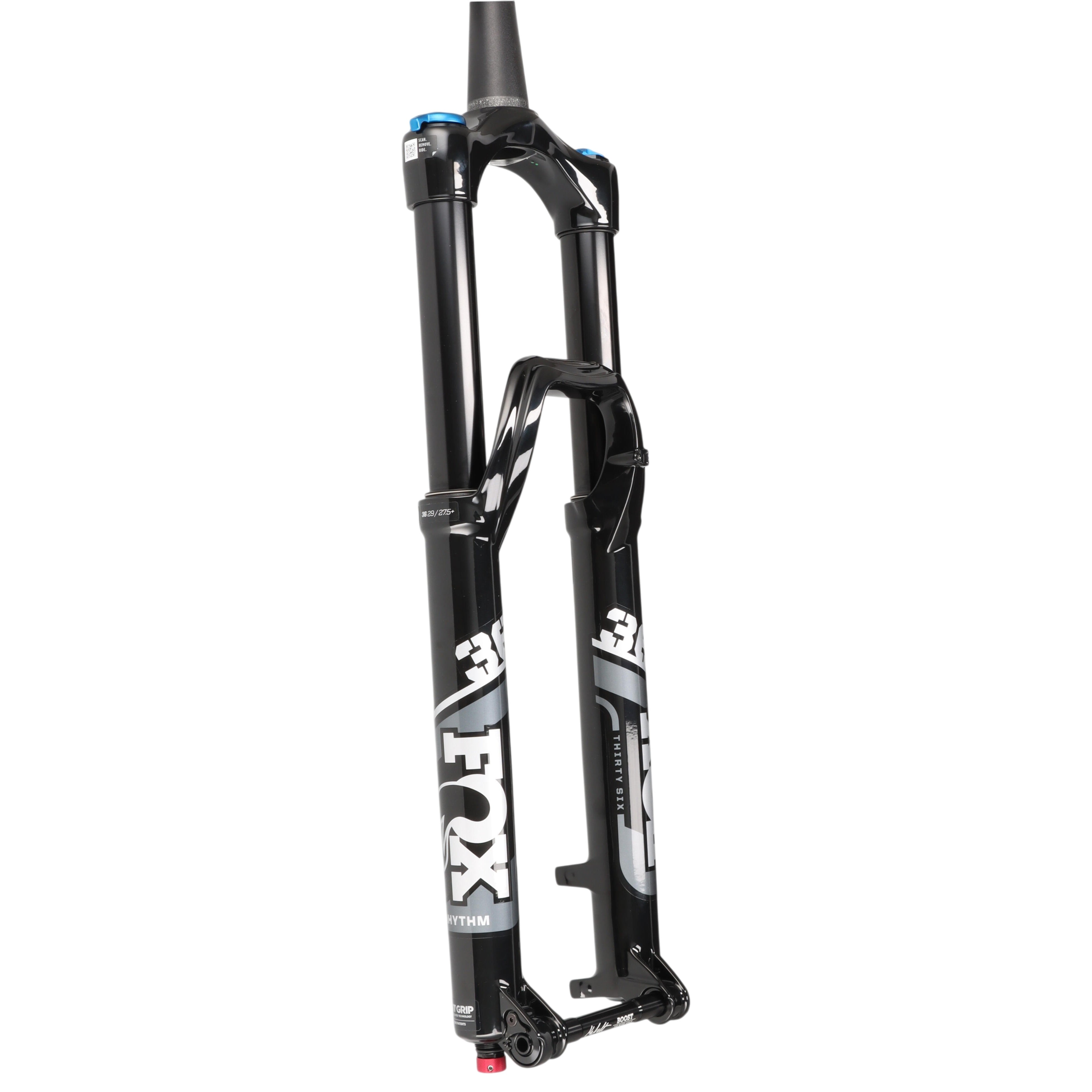 Fox 36 Float Rhythm Federgabel 29" | 160 mm Federweg | Grip 3-Pos | 15x110 mm Boost Kabolt | 44 mm Offset | Schwarz