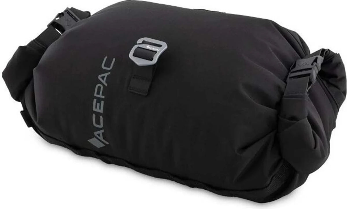 ACEPAC Bar Drybag MKII Lenkertasche 8 L | 15 x 45 cm | wasserdicht | Schwarz - RAAAD.de