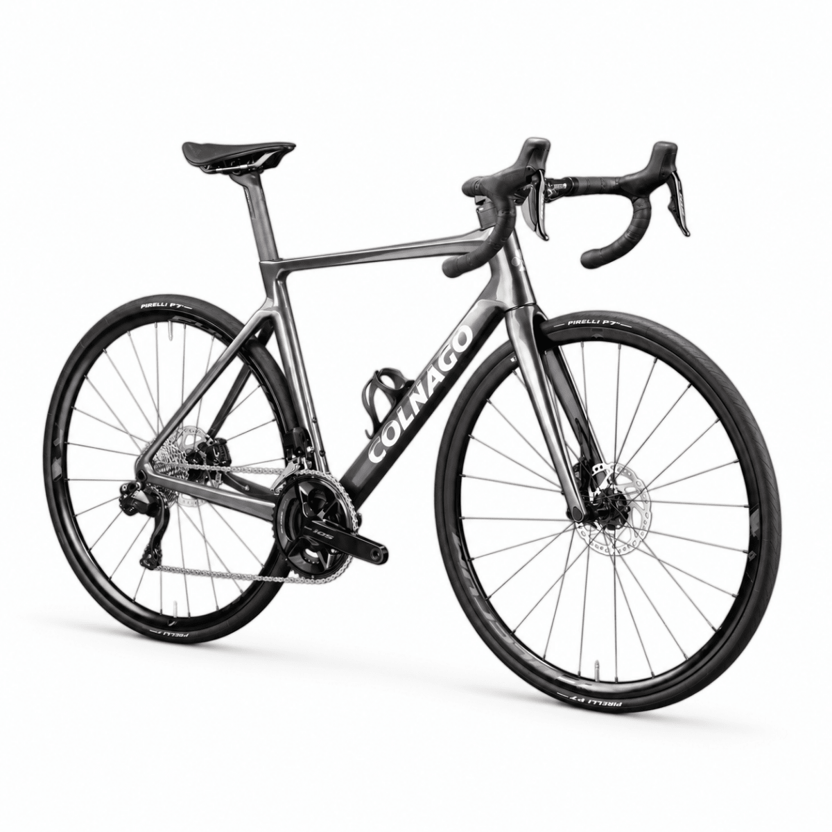Colnago V4 Carbon Rennrad | Shimano 105 Di2 2x12-fach | Fulcrum Racing 600 | Grau - RAAAD.de