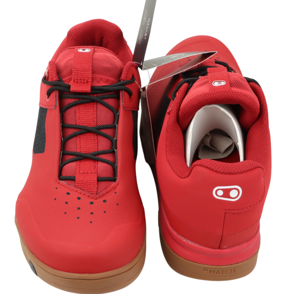 Crankbrothers Mallet Lace Fahrradschuhe Clip - In Rot/Schwarz Größe 37 - RAAAD.de