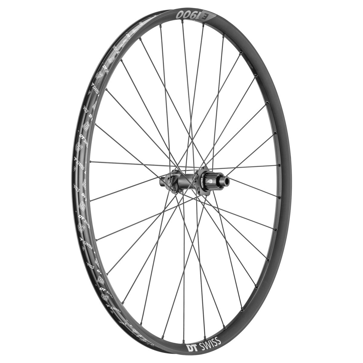 DT Swiss E 1900 SPLINE Hinterrad 27.5“ | 30 mm Maulweite | 12x148 mm Boost Steckachse | Centerlock | Shimano HG - RAAAD.de