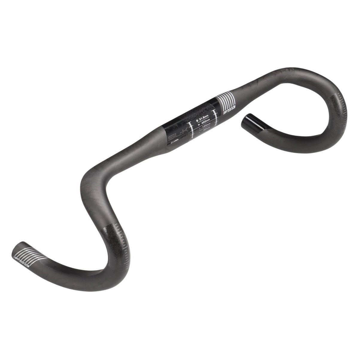 FSA SL-K Compact UD Carbon Lenker | 420 mm | 31,8 mm | 125 mm Drop / 80 mm Reach - RAAAD.de