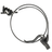 Magura MT5 Scheibenbremse Vorderrad | 4-Kolben | 900 mm Leitung | inkl. QM42 Adapter für 203 mm