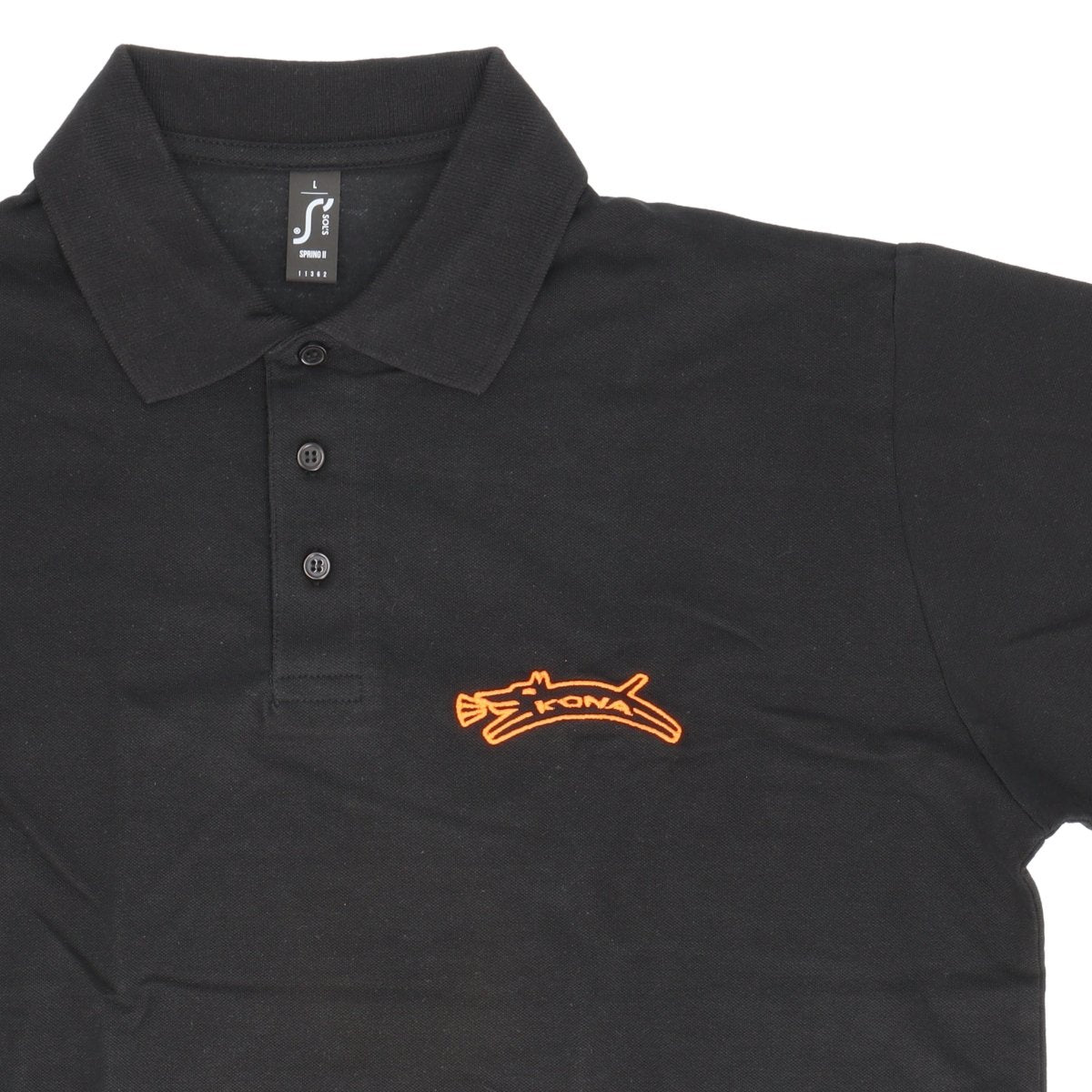 Kona K - Dog | Polo T-Shirt Men | black - RAAAD.de