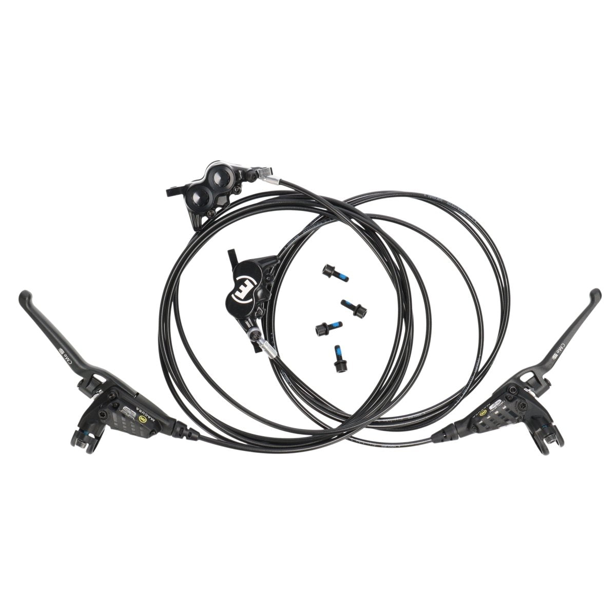 Magura CMe5 Scheibenbremse Set | 4 - Finger Aluminium Bremshebel mit Kugelkopf | 4 - Kolben | 2.200 Leitung - RAAAD.de