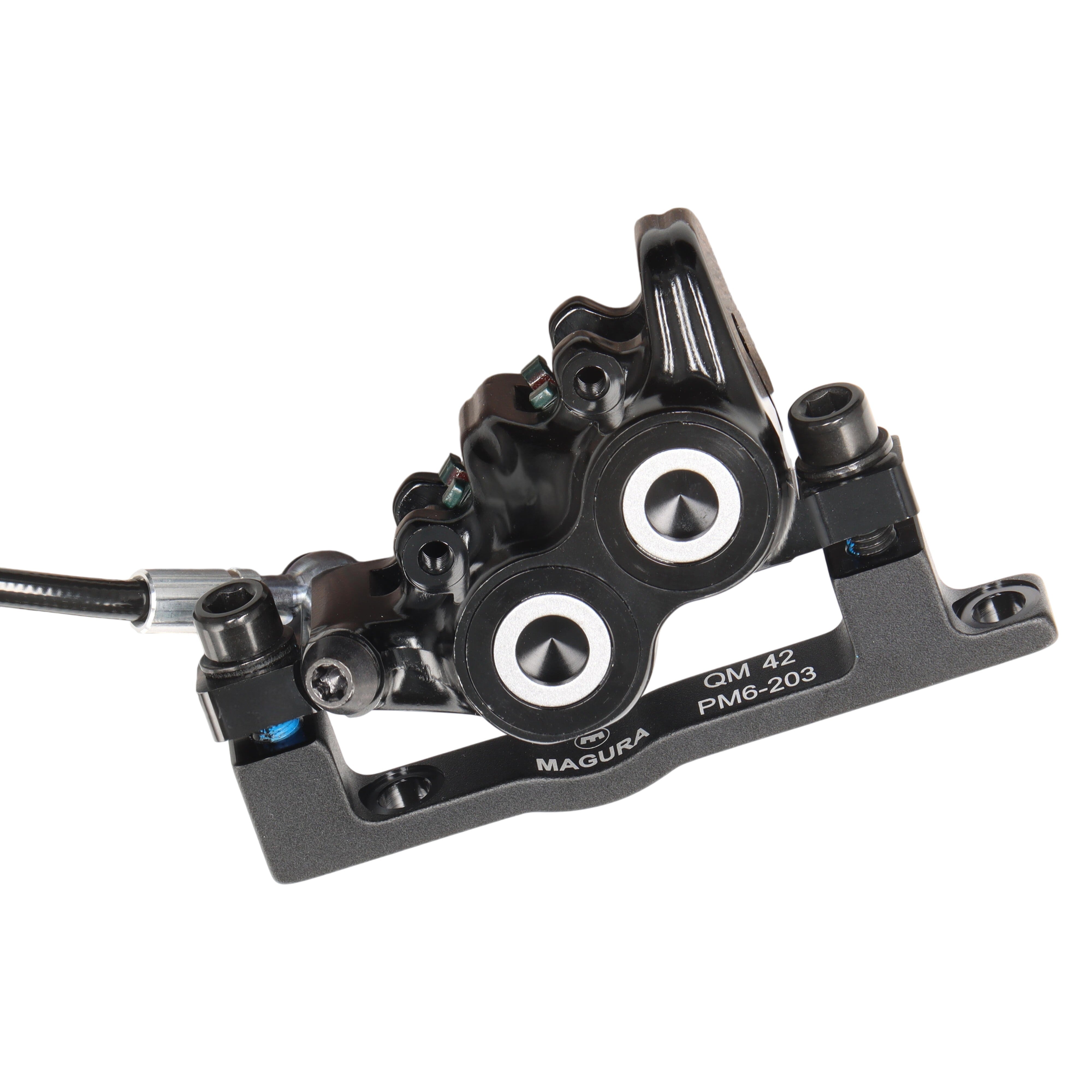 Magura MT5e Schließer Scheibenbremse | 4-Kolben | 870 mm Leitung | Vorderrad | S-Pedelec | QM42 PM6-203 - RAAAD.com