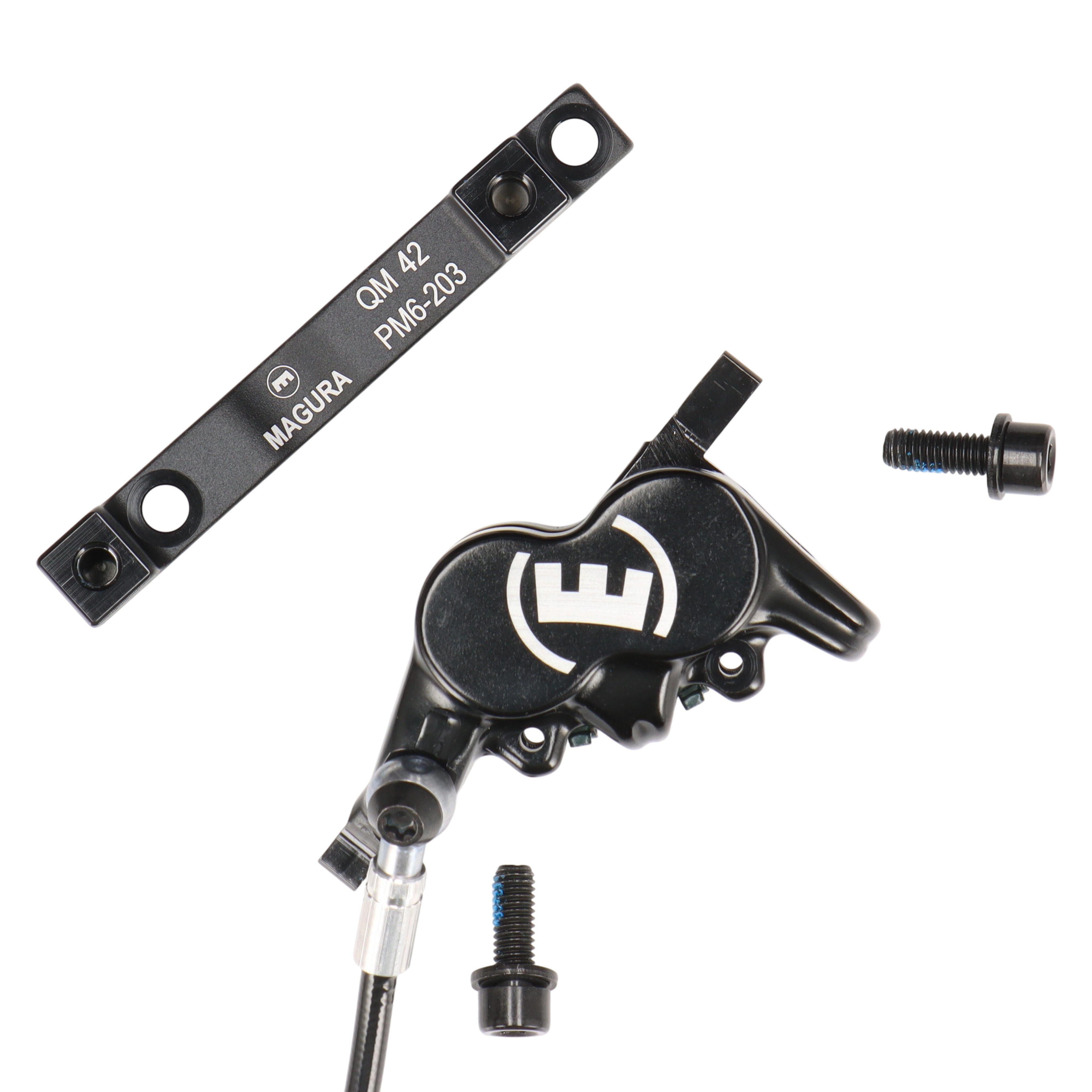 Magura MT5e Schließer Scheibenbremse | 4-Kolben | 870 mm Leitung | Vorderrad | S-Pedelec | QM42 PM6-203 - RAAAD.com