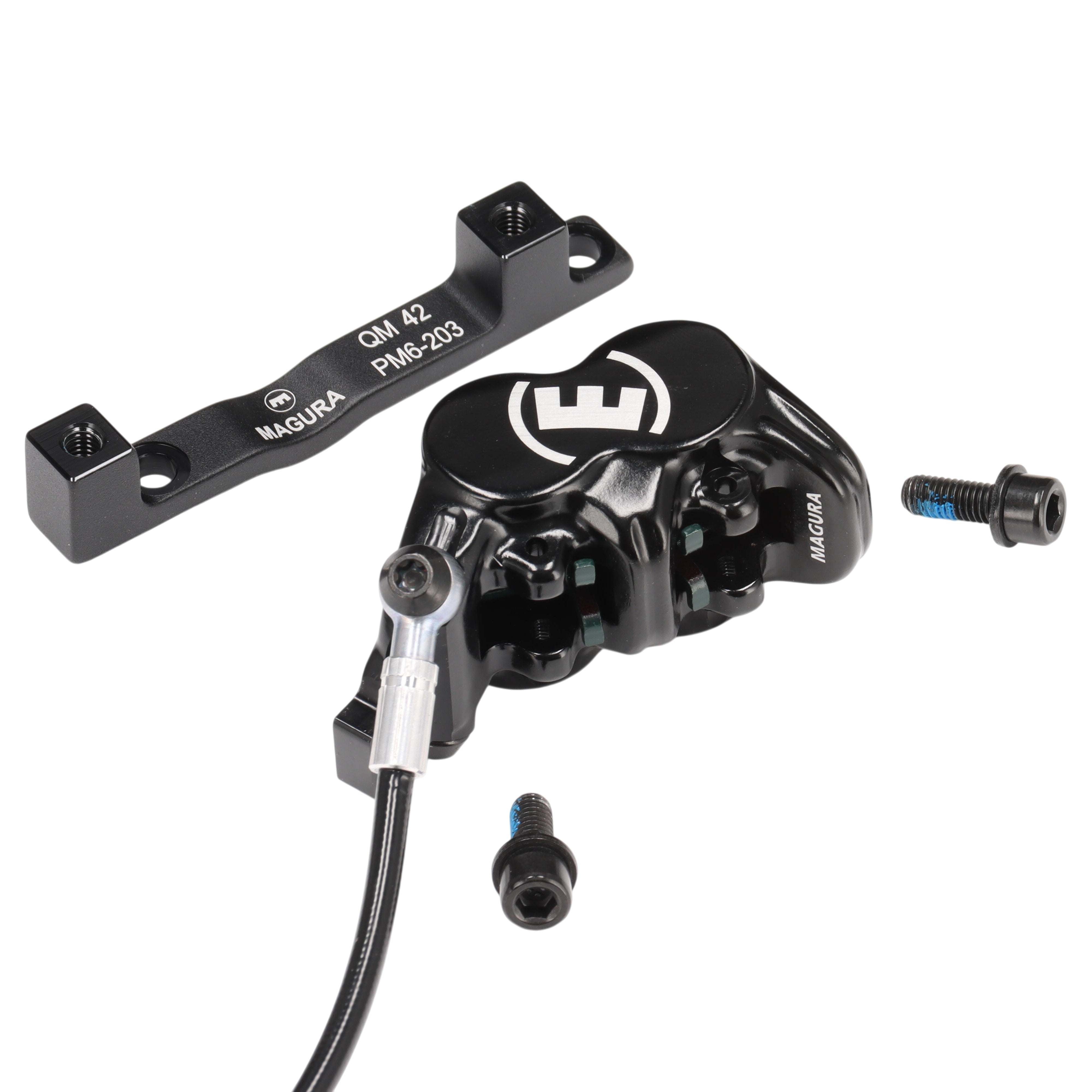 Magura MT5e Schließer Scheibenbremse | 4-Kolben | 870 mm Leitung | Vorderrad | S-Pedelec | QM42 PM6-203 - RAAAD.com