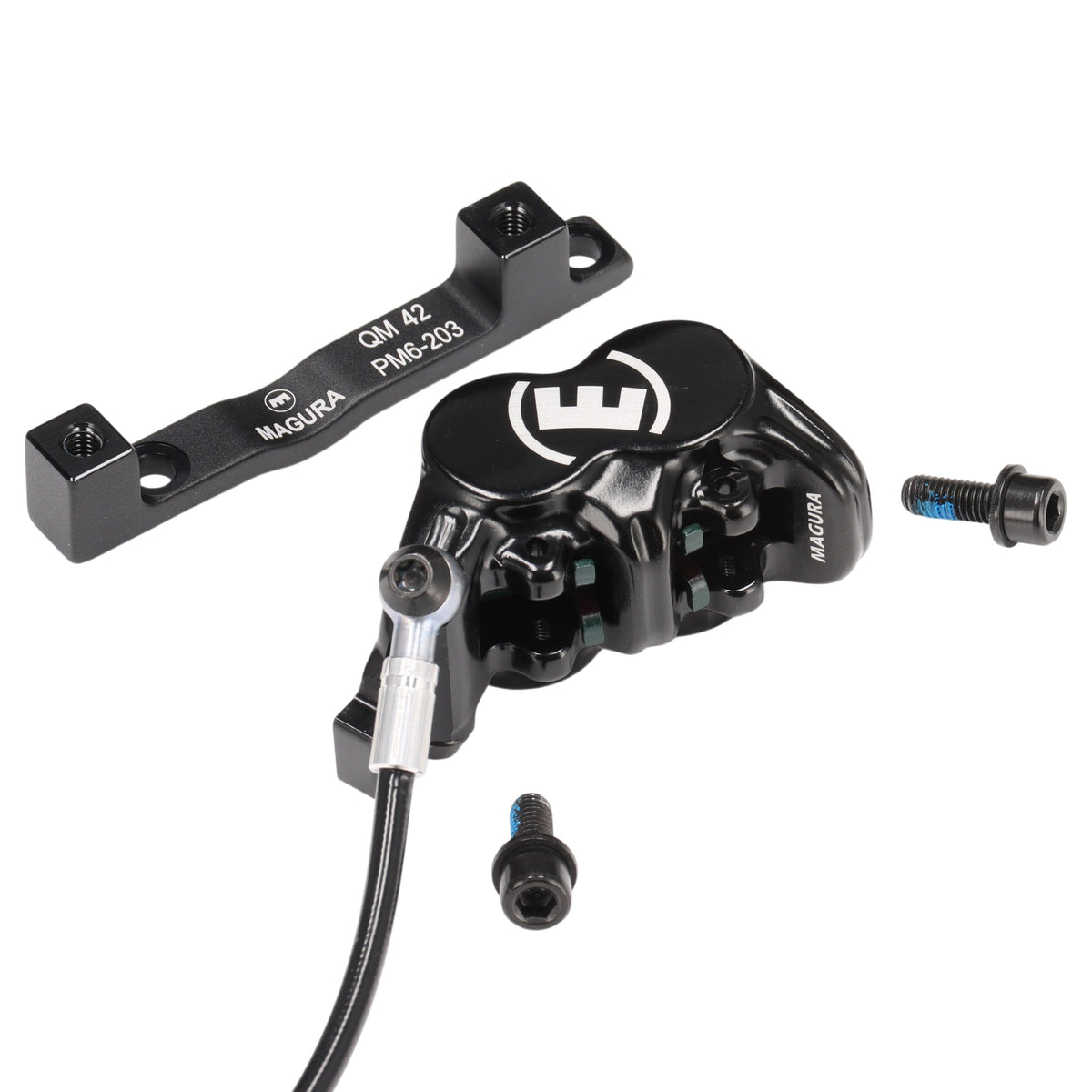 Magura MT5e Schließer Scheibenbremse | 4-Kolben | 870 mm Leitung | Vorderrad | S-Pedelec | QM42 PM6-203 - RAAAD.com
