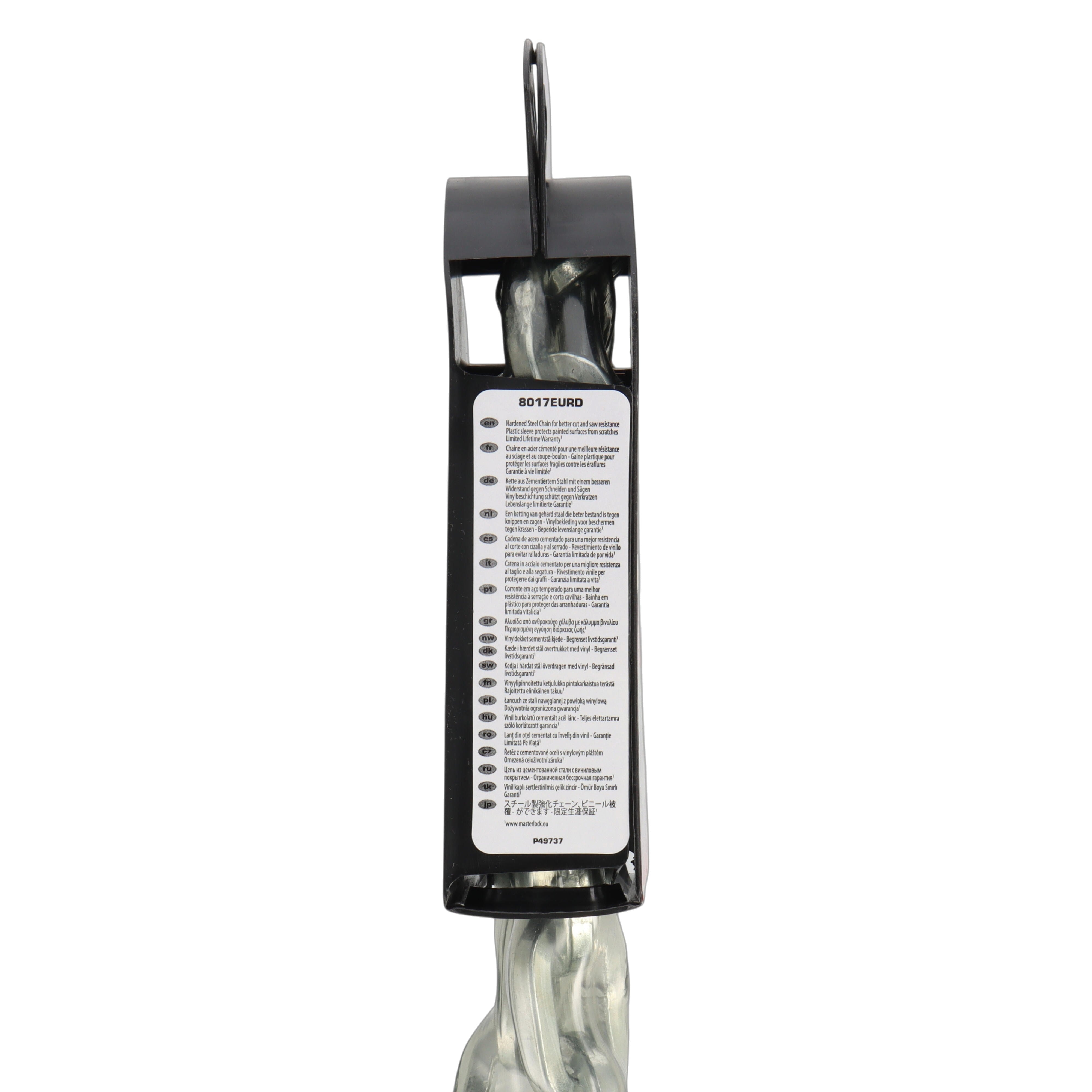 Master Lock 8017 Stahlkette | 8 mm x 1500 mm | Vinylbeschichtet | Sicherheitsklasse 8 - RAAAD.com