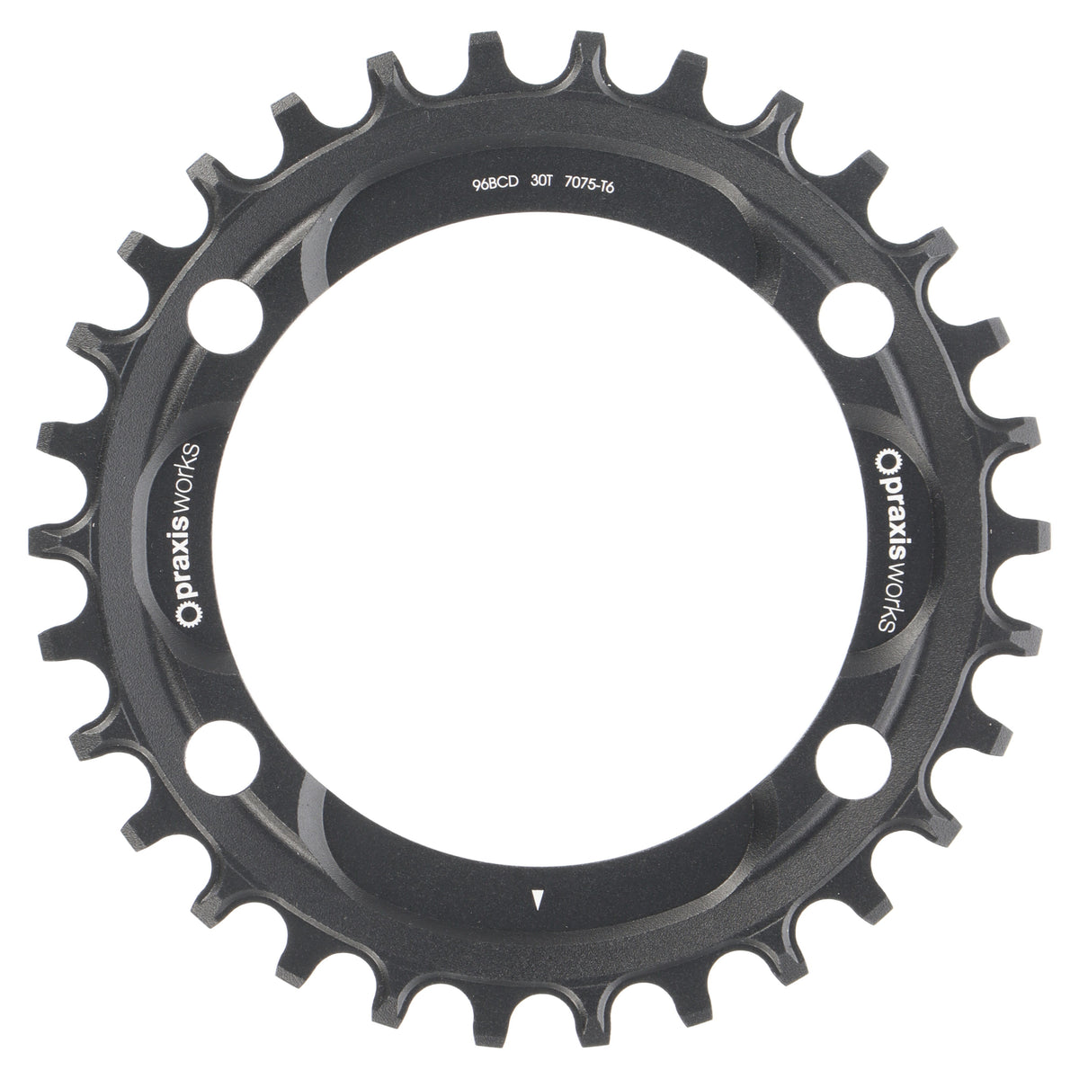 Praxis MTB Narrow Wide Kettenblatt | 30 Zähne | 10-/11-fach | 4-Loch 96 mm | für Shimano XT M8000 / SLX M7000 - RAAAD.com
