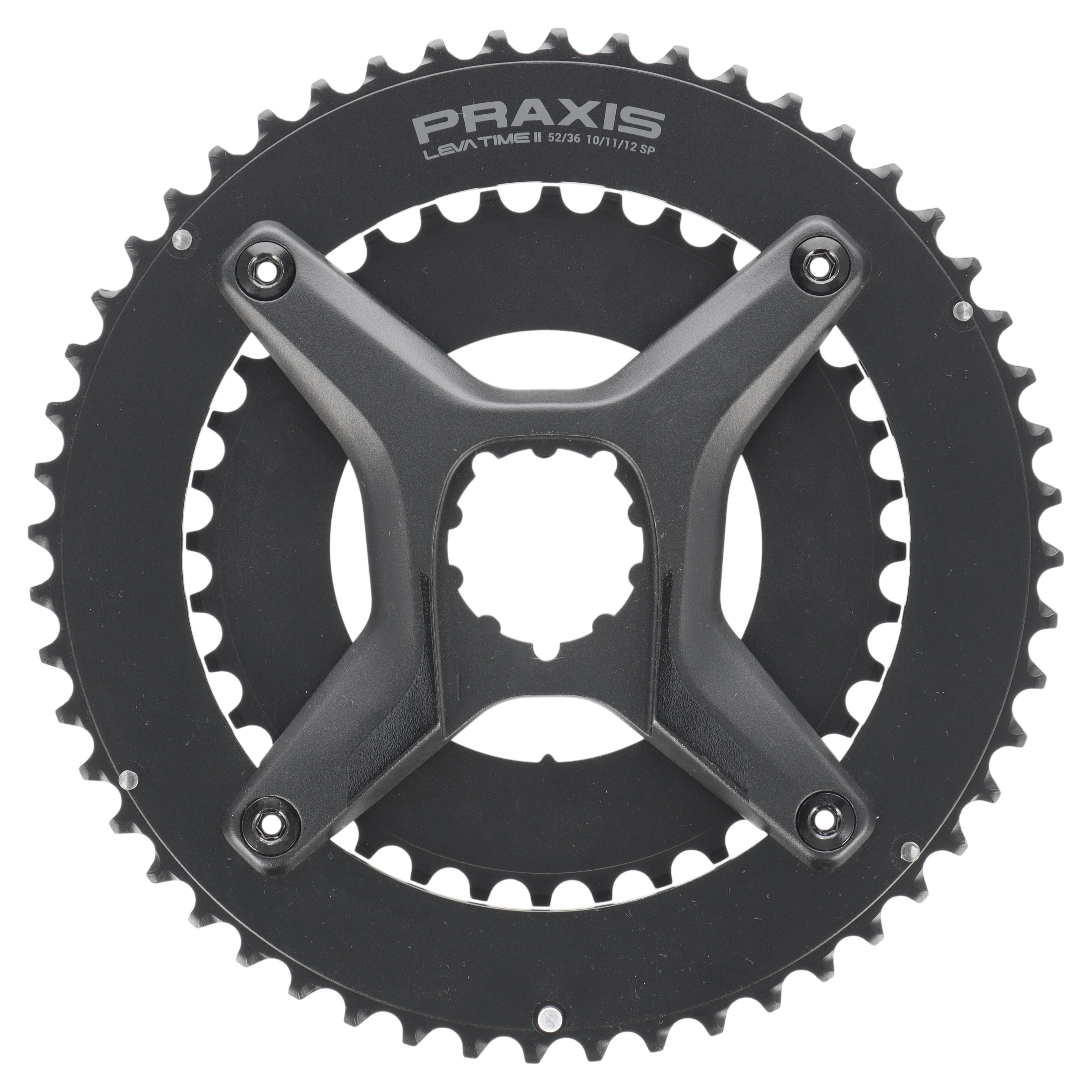 Praxis X-Rings LevaTime II Kettenblattset | 52/36 Zähne | 10-/11-/12-fach | Direct Mount - RAAAD.com