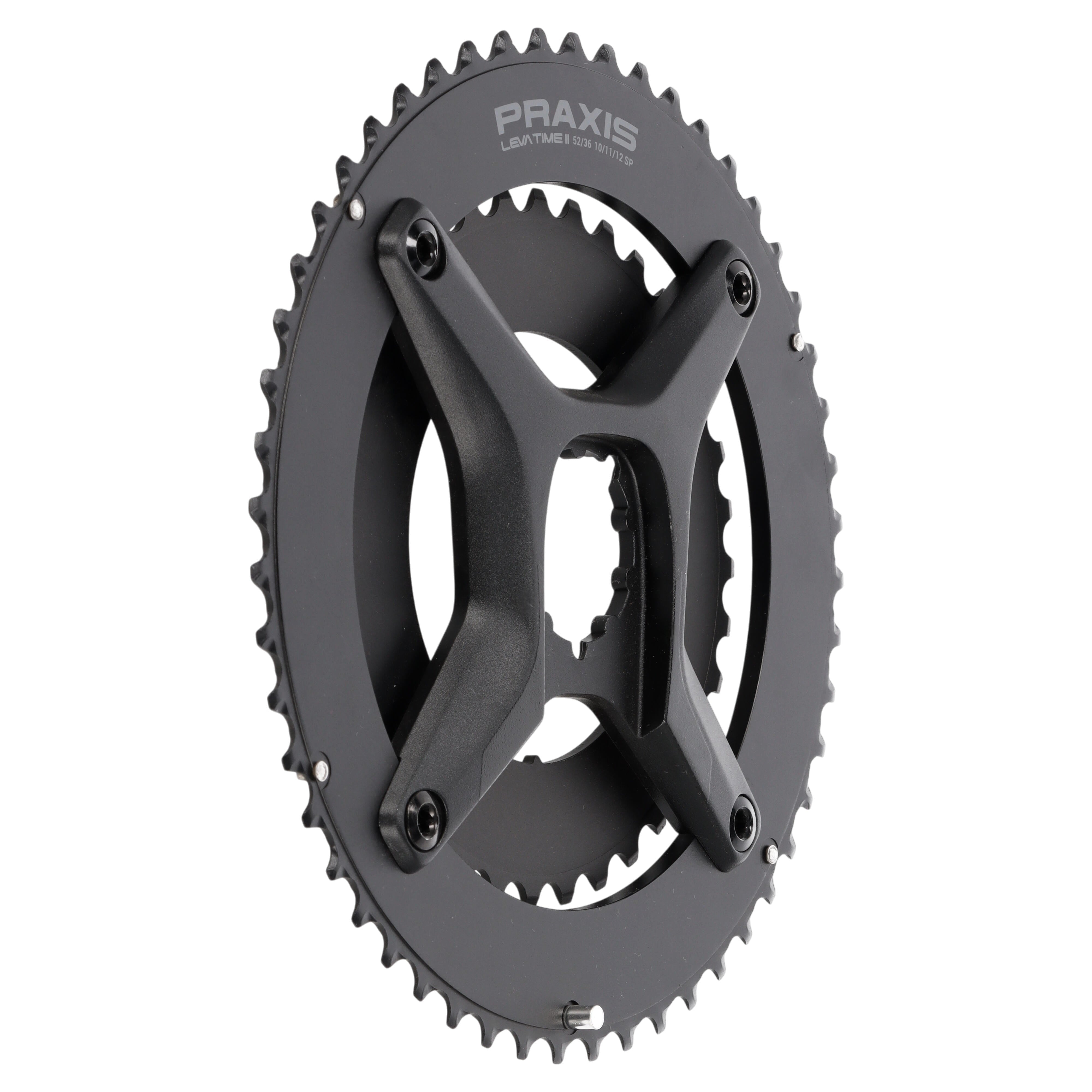 Praxis X-Rings LevaTime II Kettenblattset | 52/36 Zähne | 10-/11-/12-fach | Direct Mount - RAAAD.com