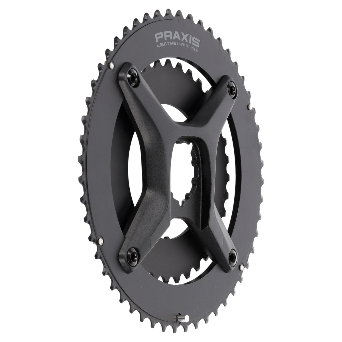 Praxis X-Rings LevaTime II Kettenblattset | 52/36 Zähne | 10-/11-/12-fach | Direct Mount - RAAAD.com