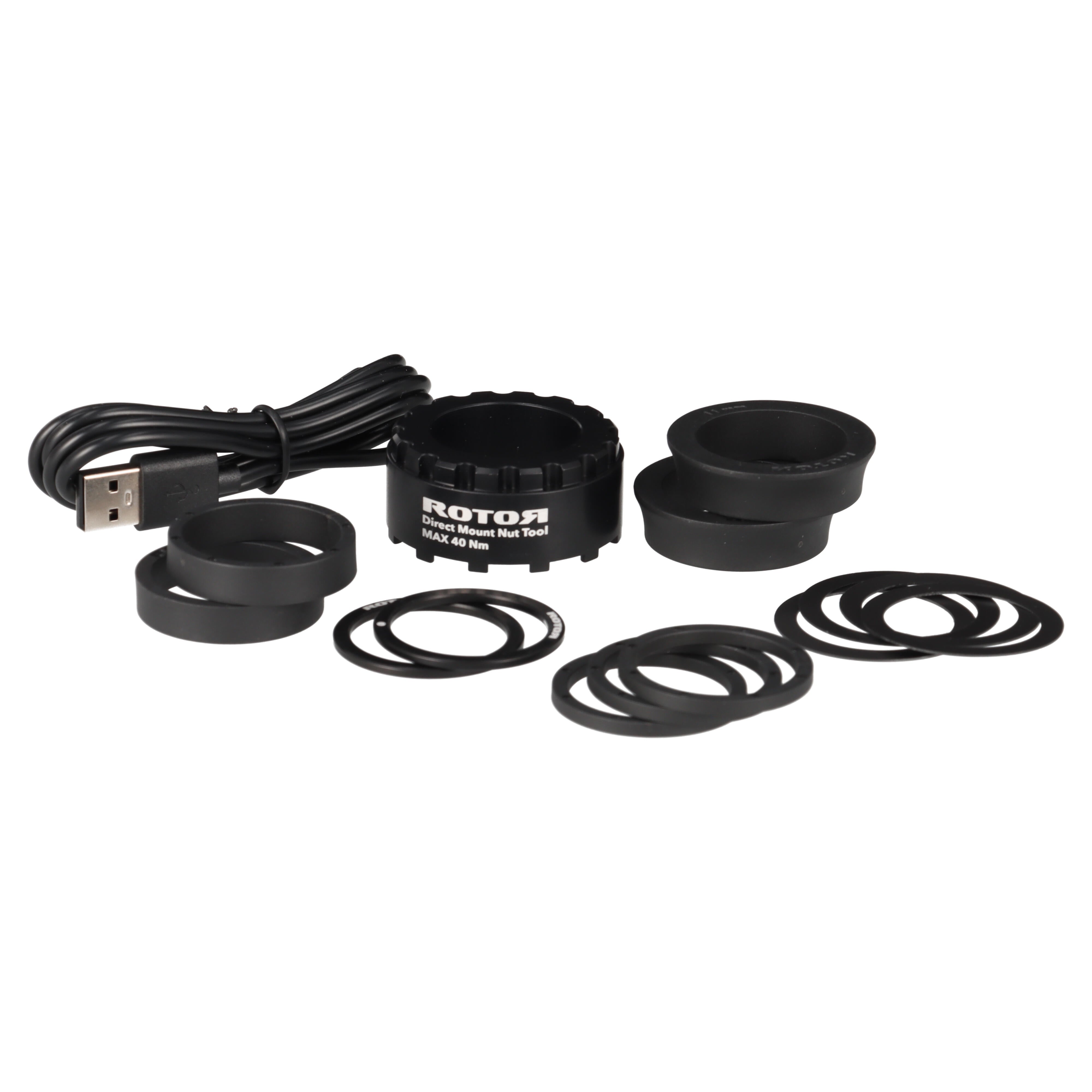ROTOR 2INpower DM MTB Powermeter Kurbel | 175 mm | 30 mm Achse | 52 mm Kettenlinie - RAAAD.com