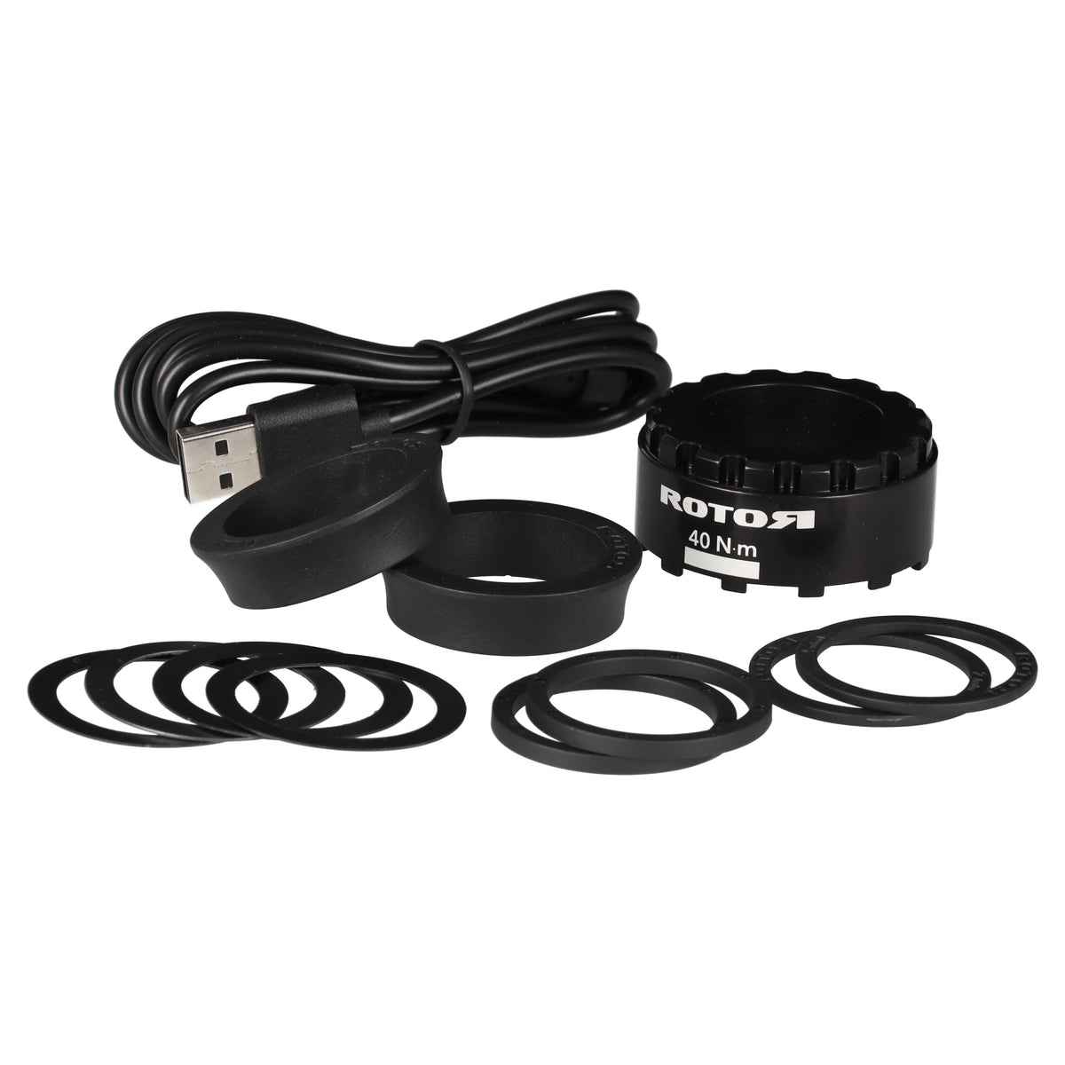 ROTOR 2INpower SL DM Road Powermeter Kurbel | 170 mm | 30 mm Achse | Direct Mount - RAAAD.com