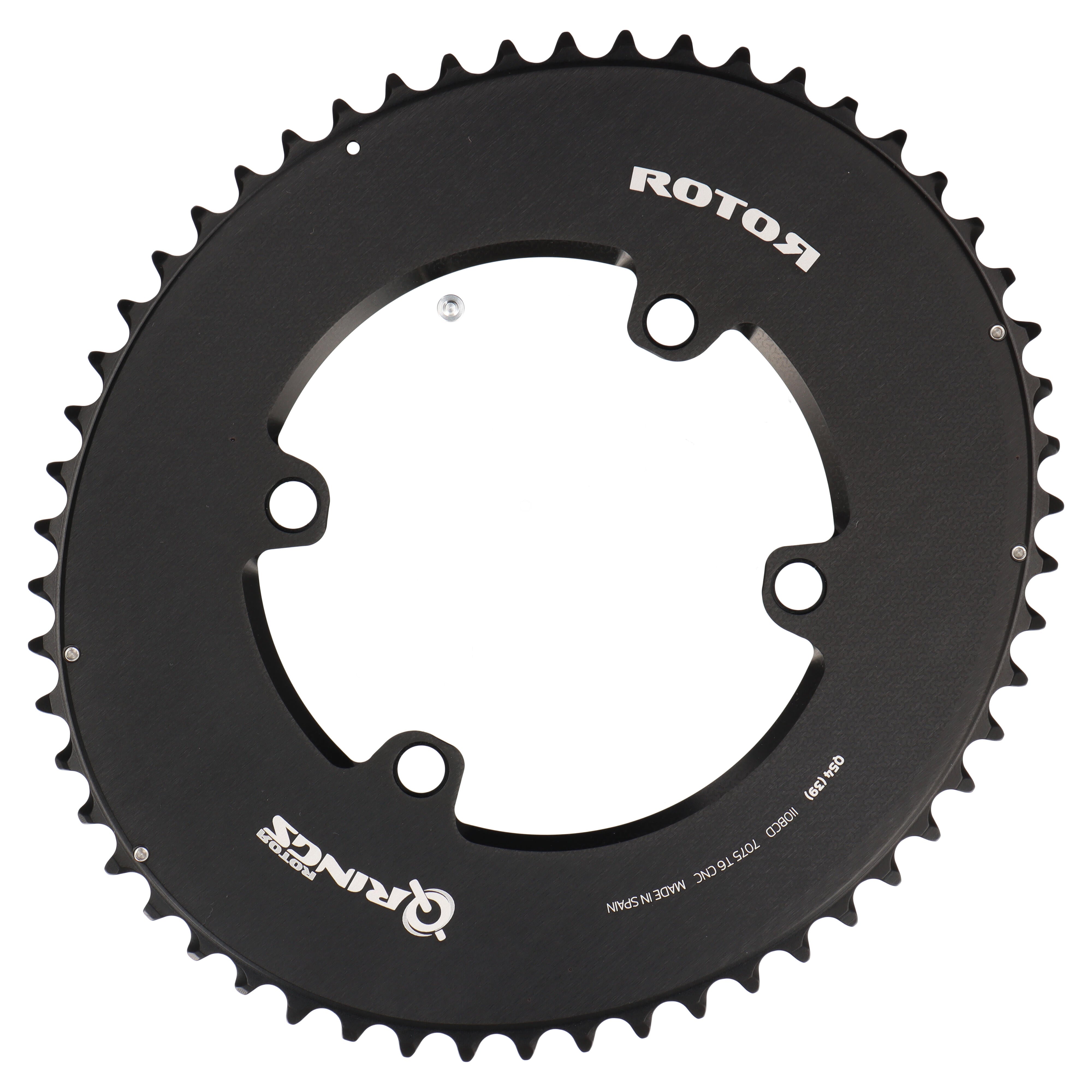 ROTOR Aero Q-Rings Kettenblatt 54T | BCD 110x4 | Außenblatt für 39T Innenblatt | oval - RAAAD.com