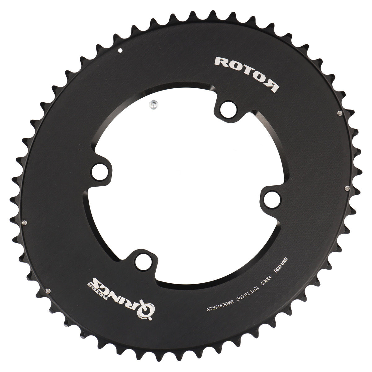 ROTOR Aero Q-Rings Kettenblatt 54T | BCD 110x4 | Außenblatt für 39T Innenblatt | oval - RAAAD.com