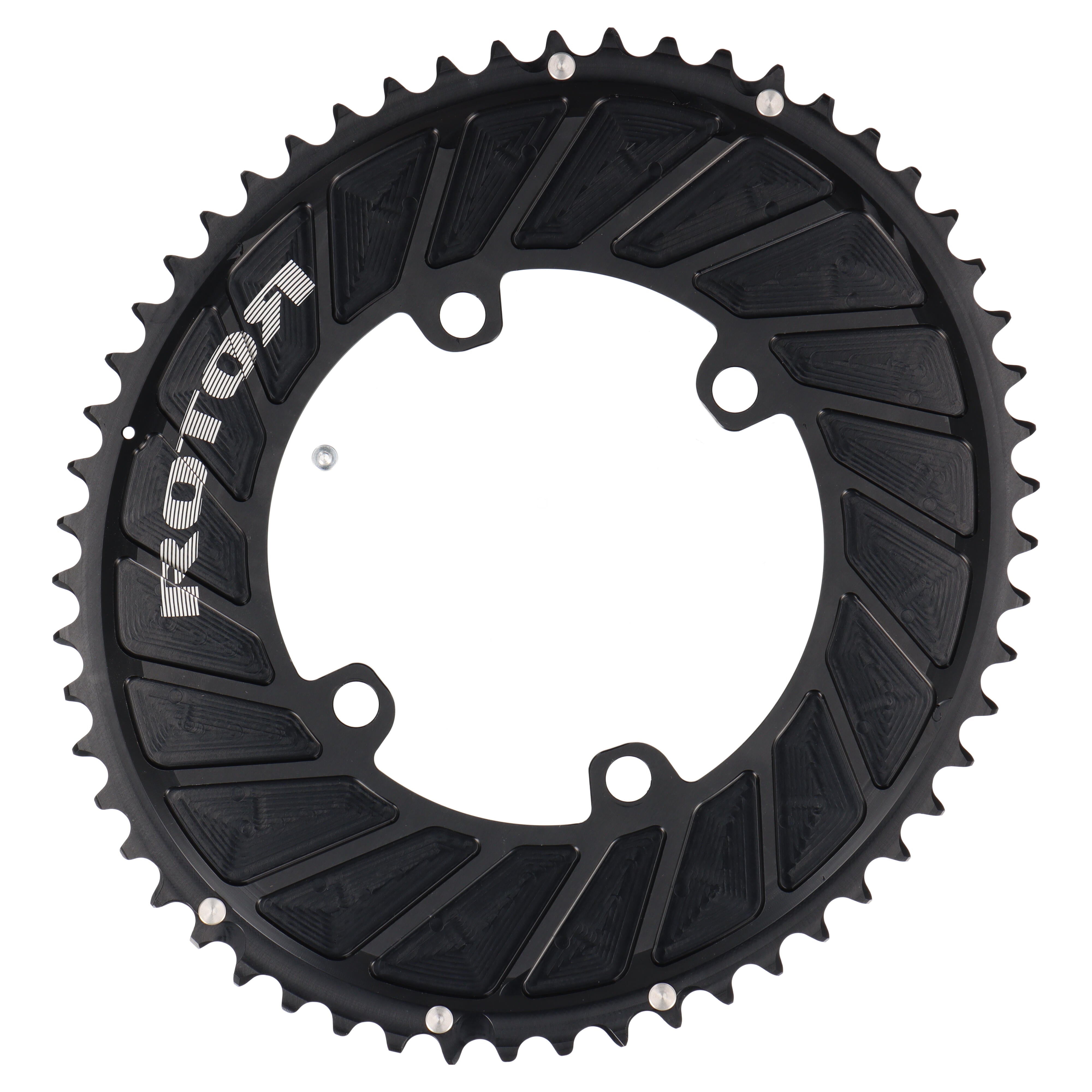 ROTOR Aero Q-Rings Kettenblatt 55T | BCD 110x4 | Außenblatt für 42/44T Innenblatt | oval - RAAAD.com
