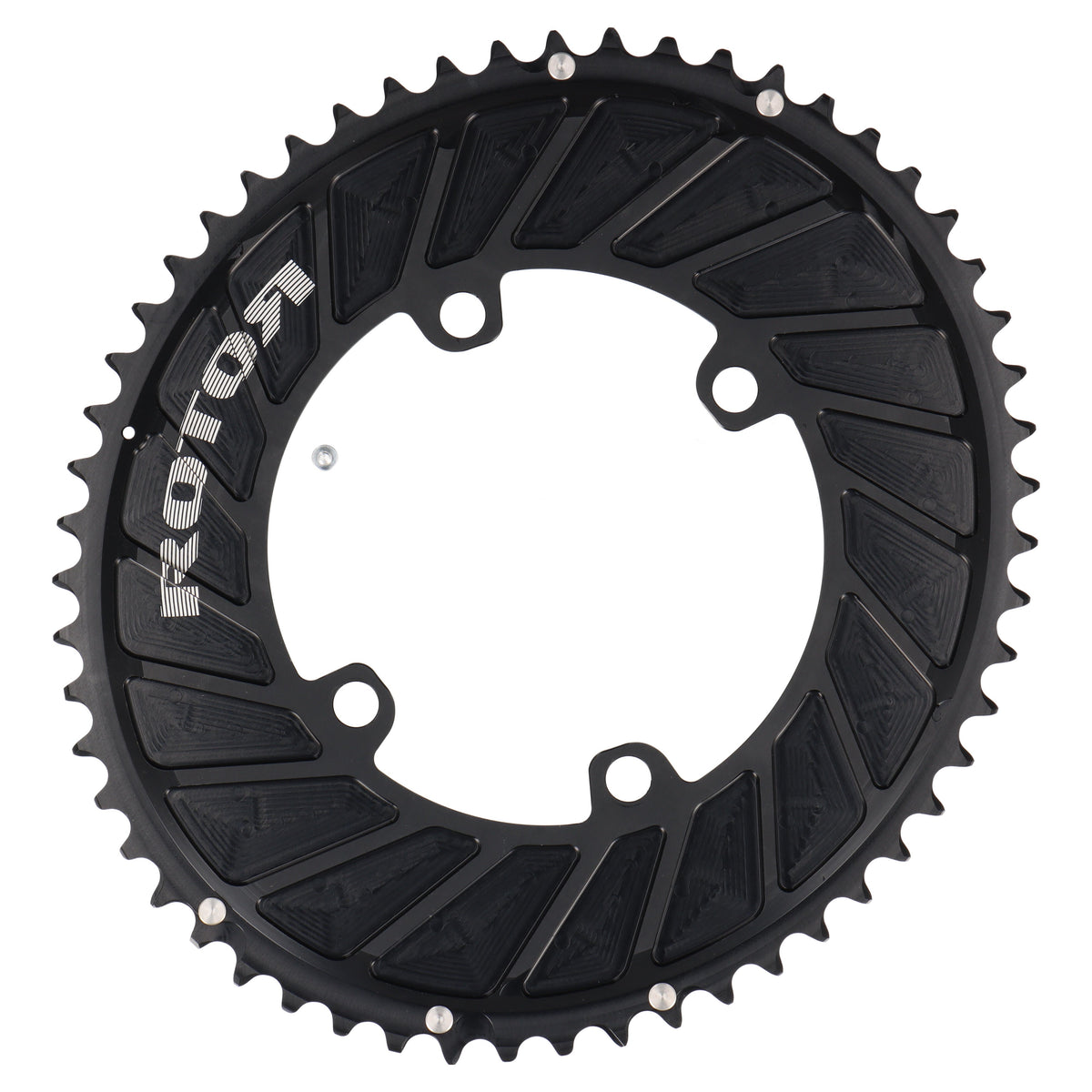 ROTOR Aero Q-Rings Kettenblatt 55T | BCD 110x4 | Außenblatt für 42/44T Innenblatt | oval - RAAAD.com