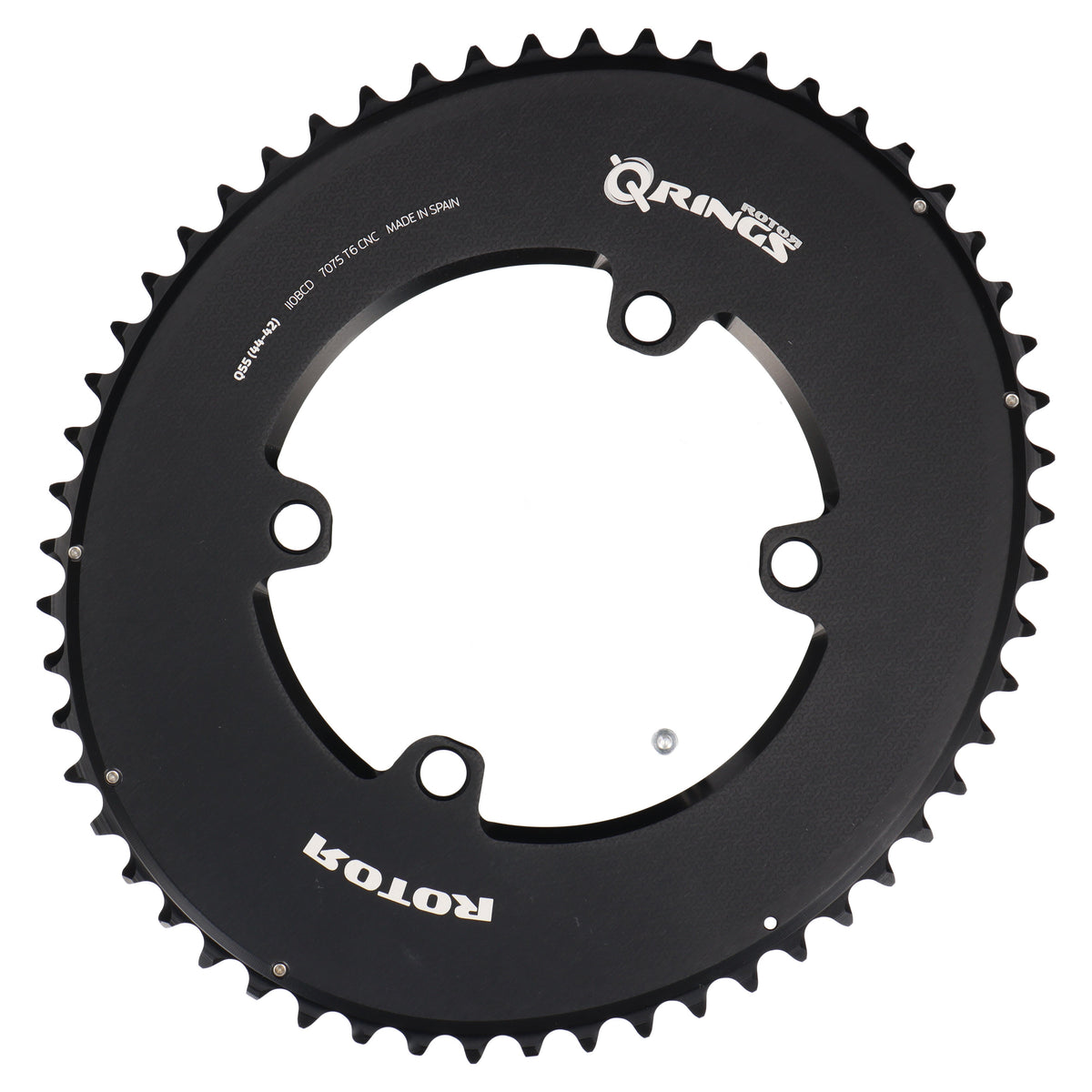 ROTOR Aero Q-Rings Kettenblatt 55T | BCD 110x4 | Außenblatt für 42/44T Innenblatt | oval - RAAAD.com