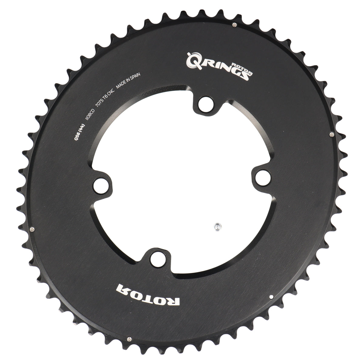 ROTOR Aero Q-Rings Kettenblatt 56T | BCD 110x4 | Außenblatt für 44T Innenblatt | oval - RAAAD.com