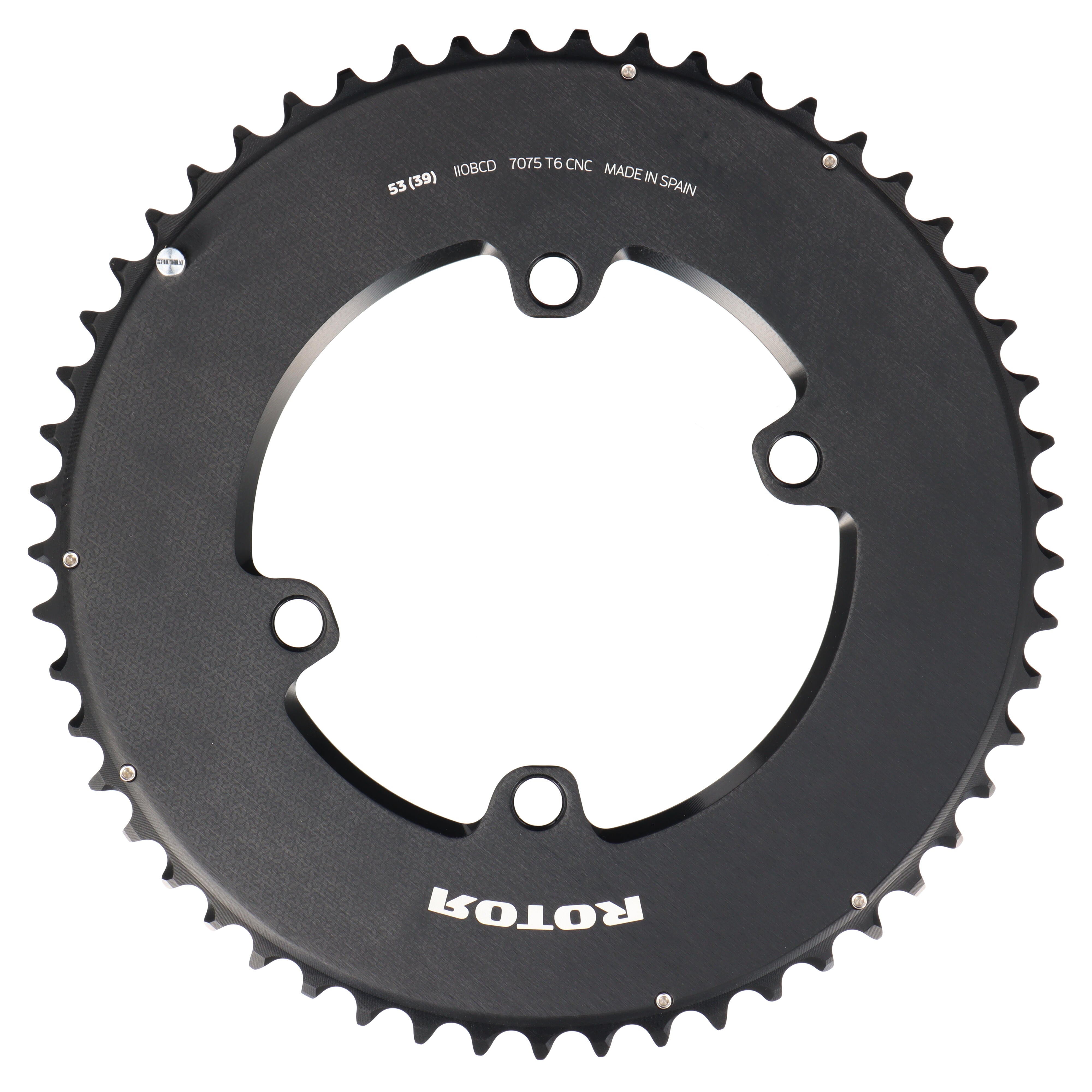 ROTOR Aero Round Ring 53T | BCD 110x4 | Außenblatt für 39T Innenblatt | rund (B-Ware) - RAAAD.com