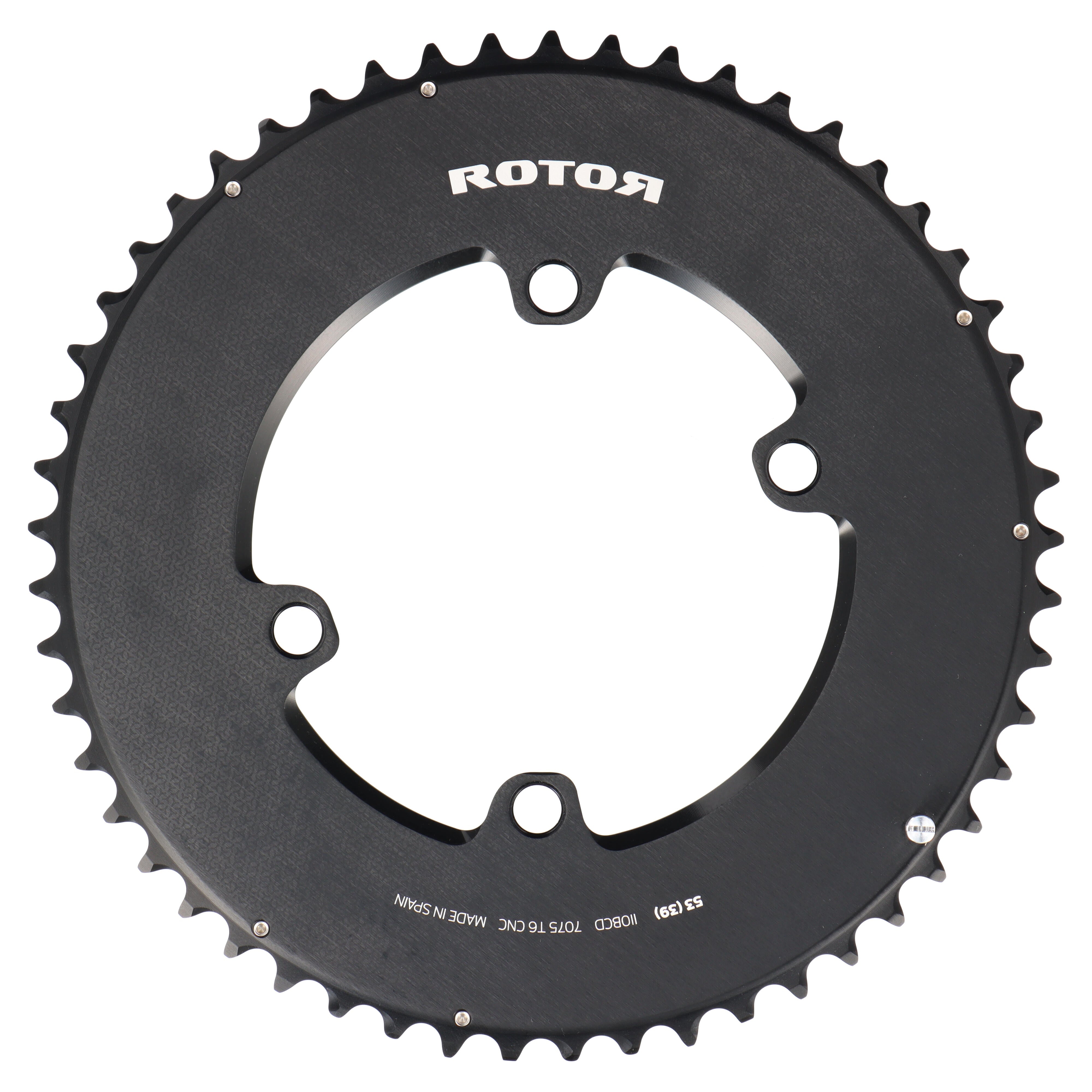 ROTOR Aero Round Ring 53T | BCD 110x4 | Außenblatt für 39T Innenblatt | rund (B-Ware) - RAAAD.com