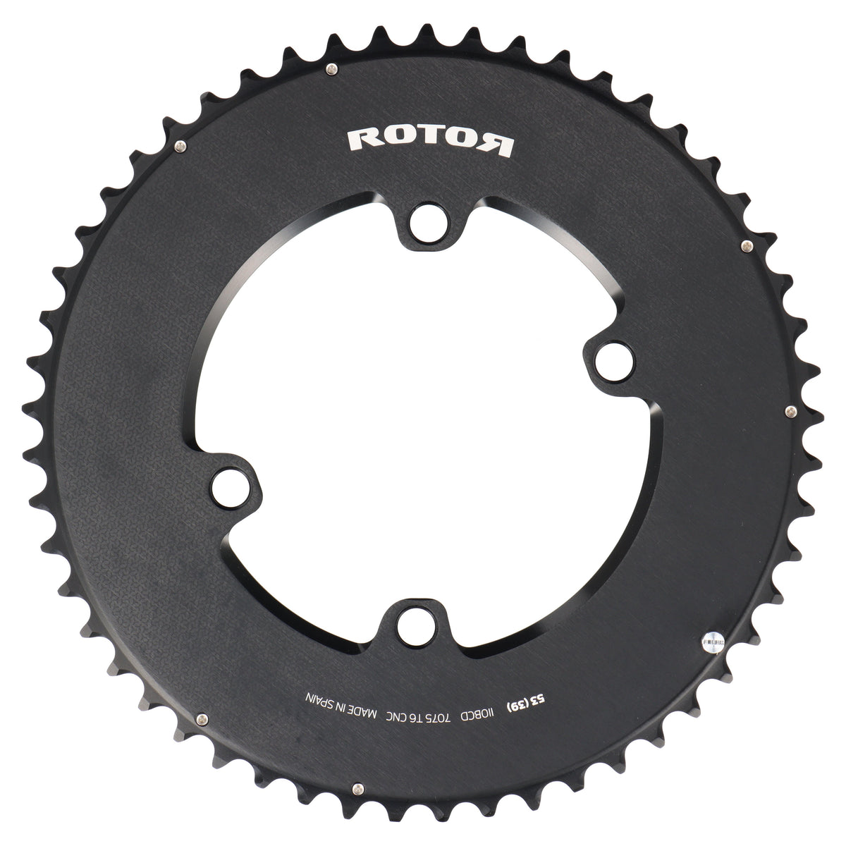 ROTOR Aero Round Ring 53T | BCD 110x4 | Außenblatt für 39T Innenblatt | rund (B-Ware) - RAAAD.com