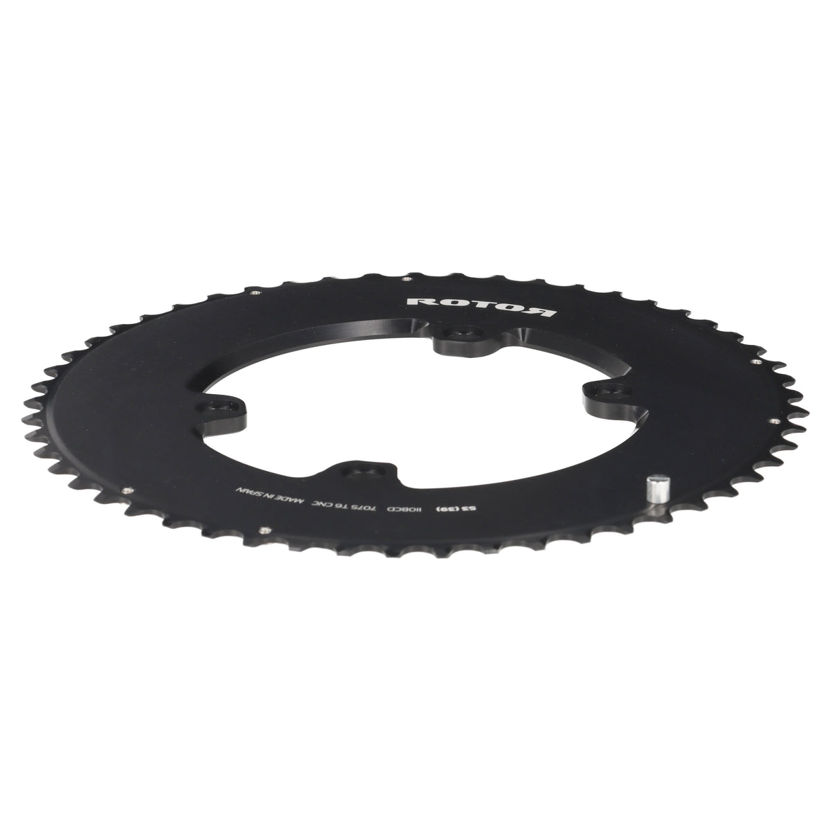 ROTOR Aero Round Ring Kettenblatt 53T | BCD 110x4 | Außenblatt für 39T Innenblatt | rund - RAAAD.com