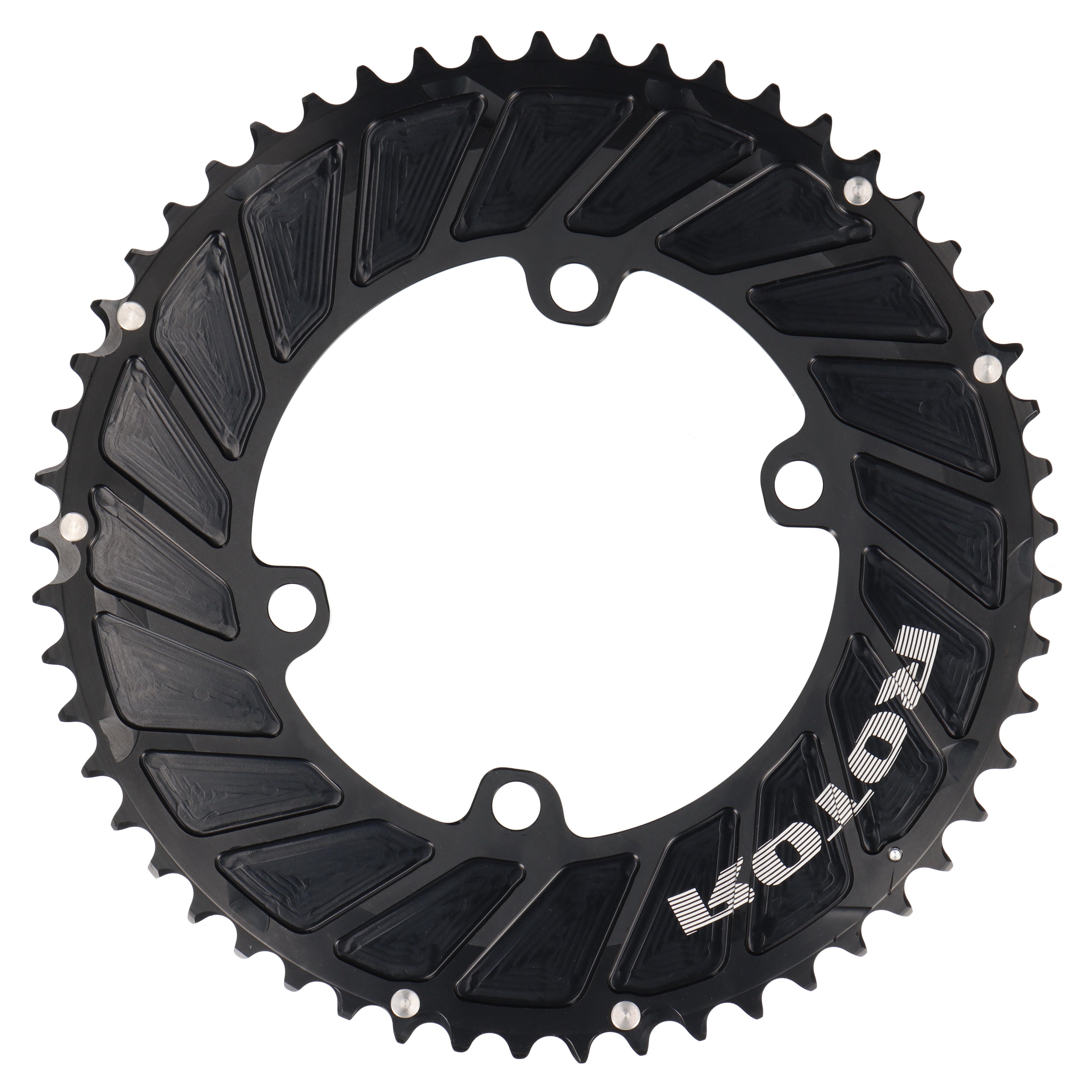ROTOR Aero Round Ring Kettenblatt 53T | BCD 110x4 | Außenblatt für 39T Innenblatt | rund - RAAAD.com