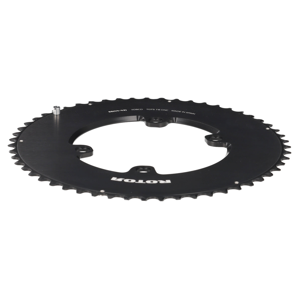 ROTOR Aero Round Ring Kettenblatt 55T | BCD 110x4 | Außenblatt für 42/44T Innenblatt | rund - RAAAD.com