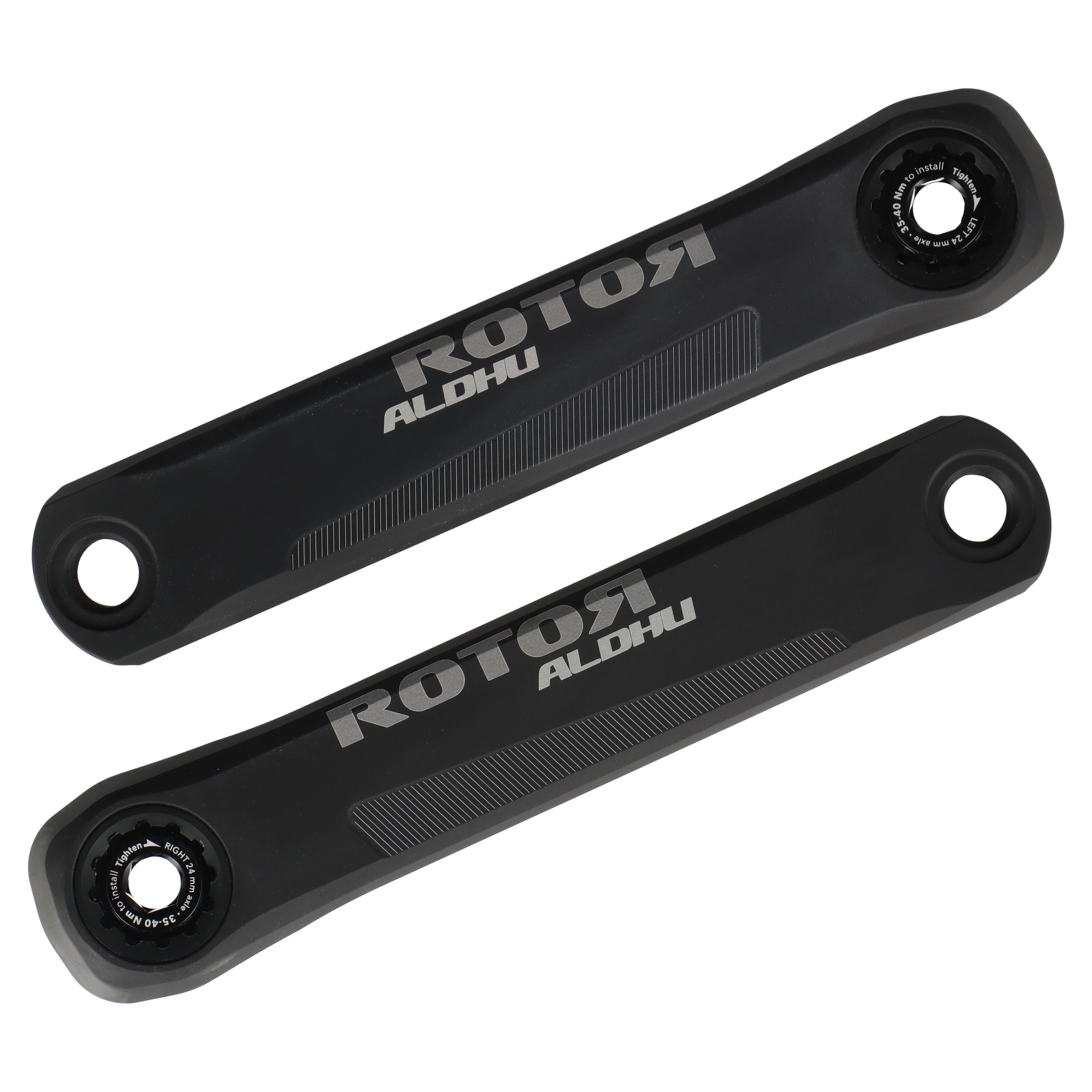 ROTOR ALDHU 24 Kurbelarme | 175 mm | 24-mm-Achssystem | Direct Mount | Road - RAAAD.com