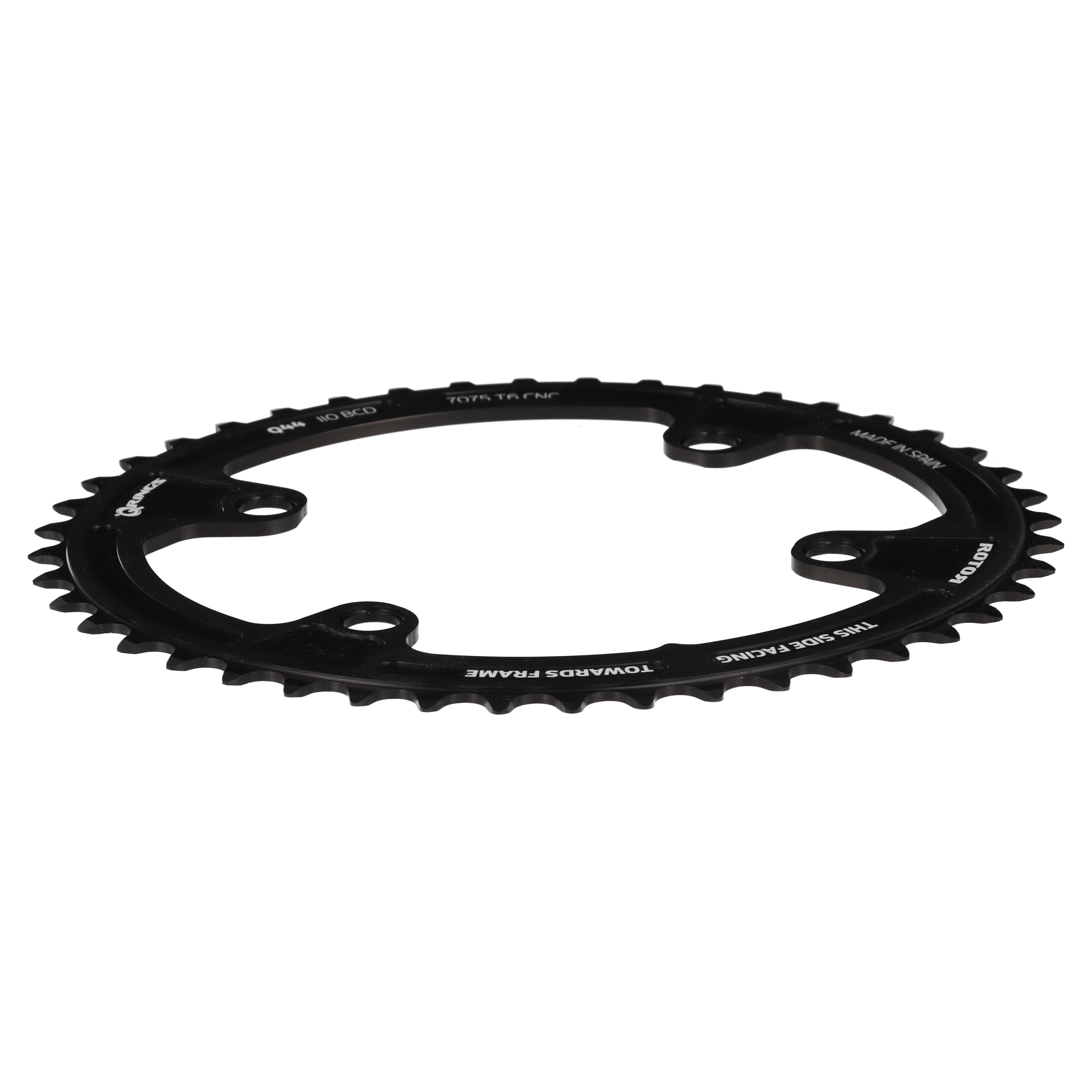 ROTOR Q-Rings Kettenblatt 44T | BCD 110x4 | Innenblatt | oval - RAAAD.com