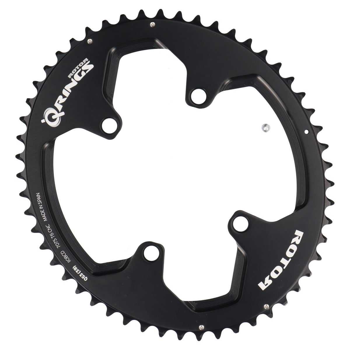 ROTOR Q-Rings Kettenblatt 53T | BCD 110x4 | Außenblatt für 39T Innenblatt | oval - RAAAD.com