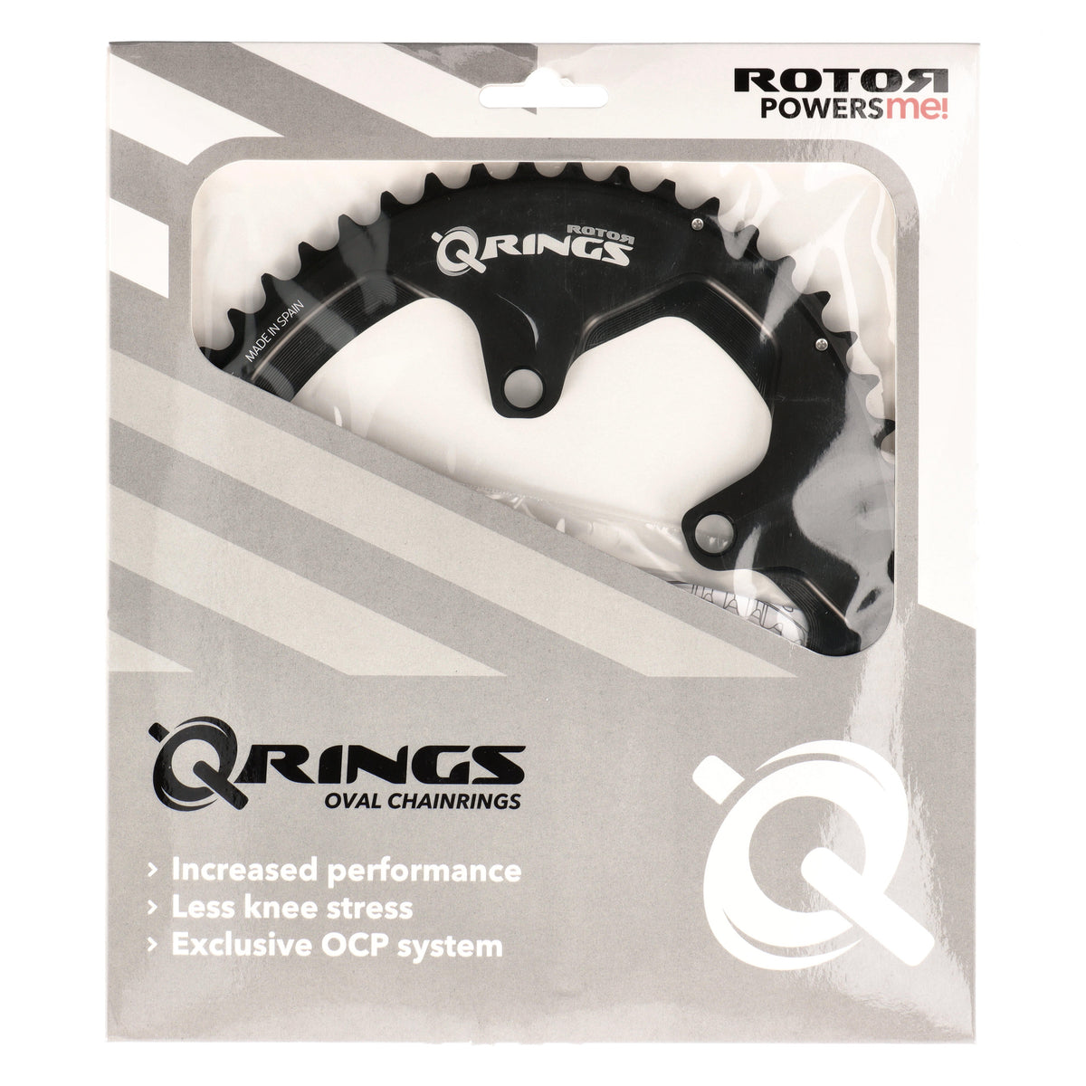 ROTOR Q-Rings Kettenblatt 54T | BCD 110x4 | Außenblatt für 39T Innenblatt | oval - RAAAD.com
