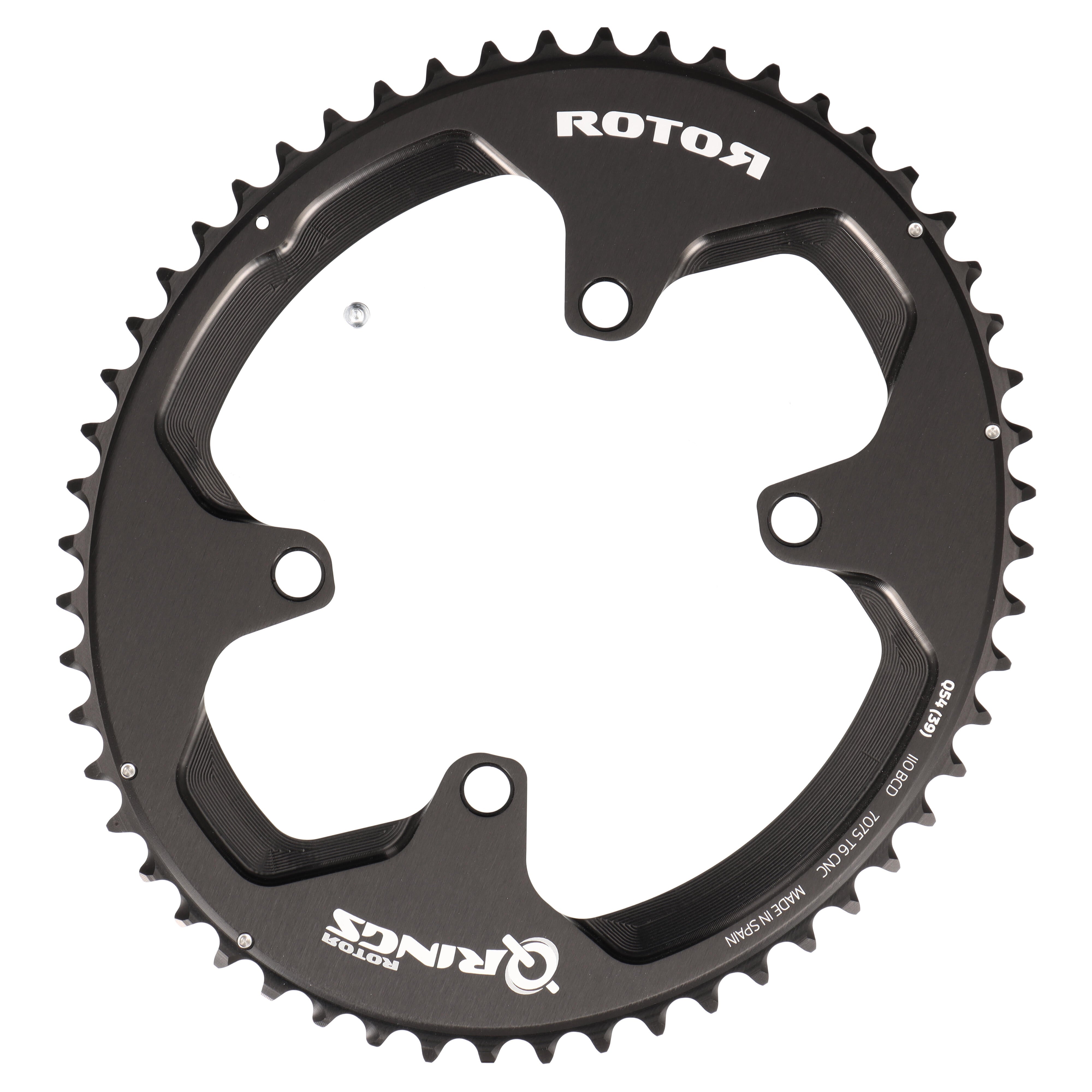 ROTOR Q-Rings Kettenblatt 54T | BCD 110x4 | Außenblatt für 39T Innenblatt | oval - RAAAD.com