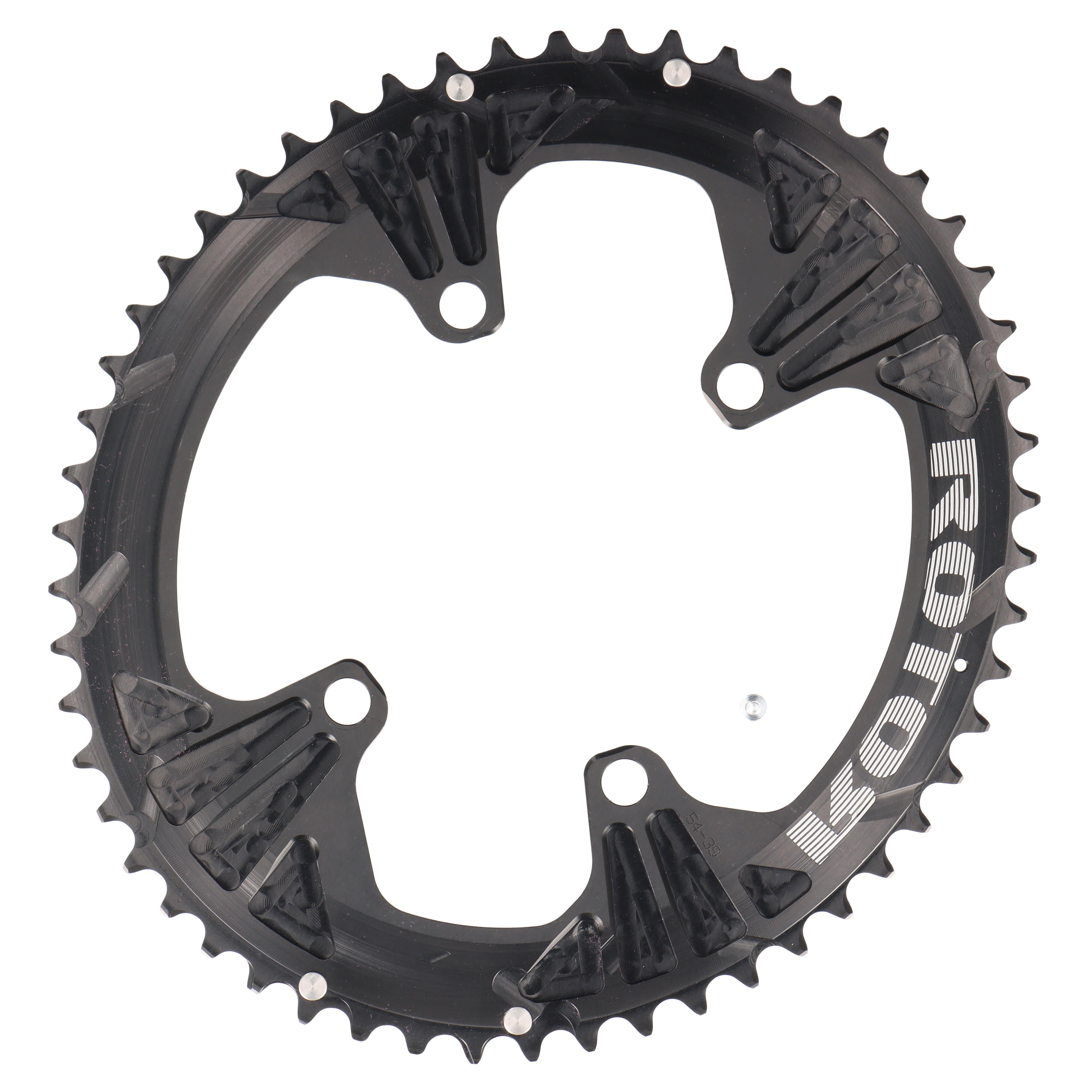 ROTOR Q-Rings Kettenblatt 54T | BCD 110x4 | Außenblatt für 39T Innenblatt | oval (B-Ware) - RAAAD.com