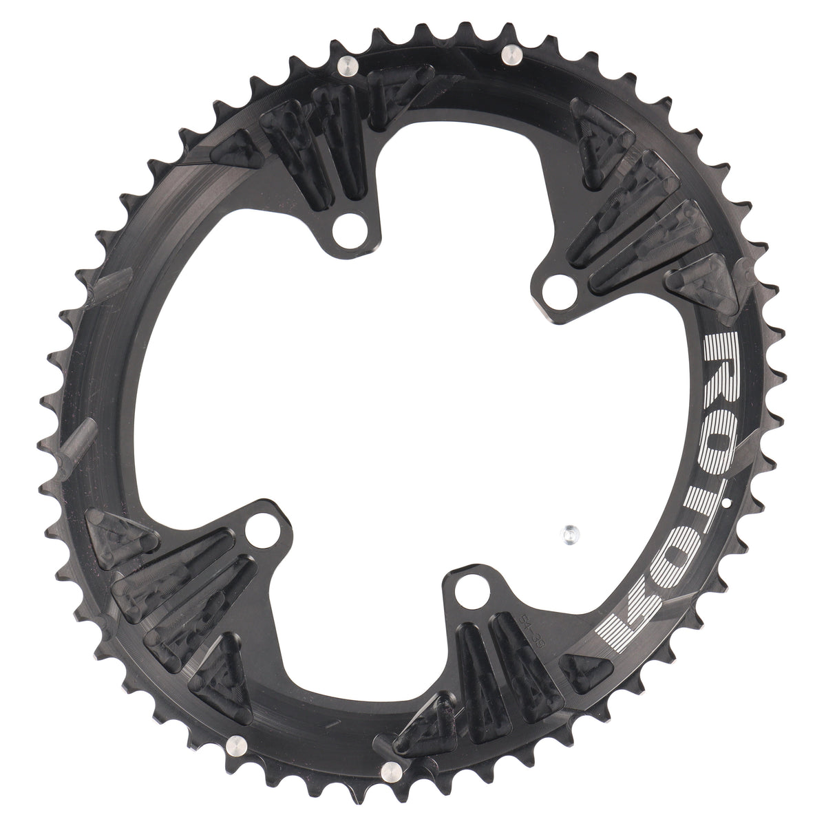 ROTOR Q-Rings Kettenblatt 54T | BCD 110x4 | Außenblatt für 39T Innenblatt | oval (B-Ware) - RAAAD.com