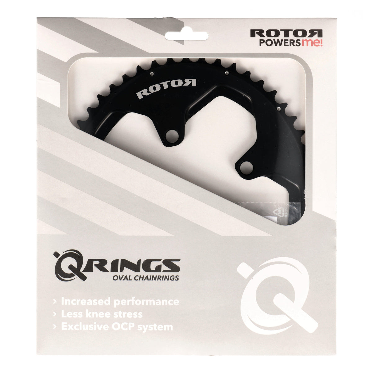ROTOR Q-Rings Kettenblatt 54T | BCD 110x4 | Außenblatt für 42/44T Innenblatt | oval - RAAAD.com