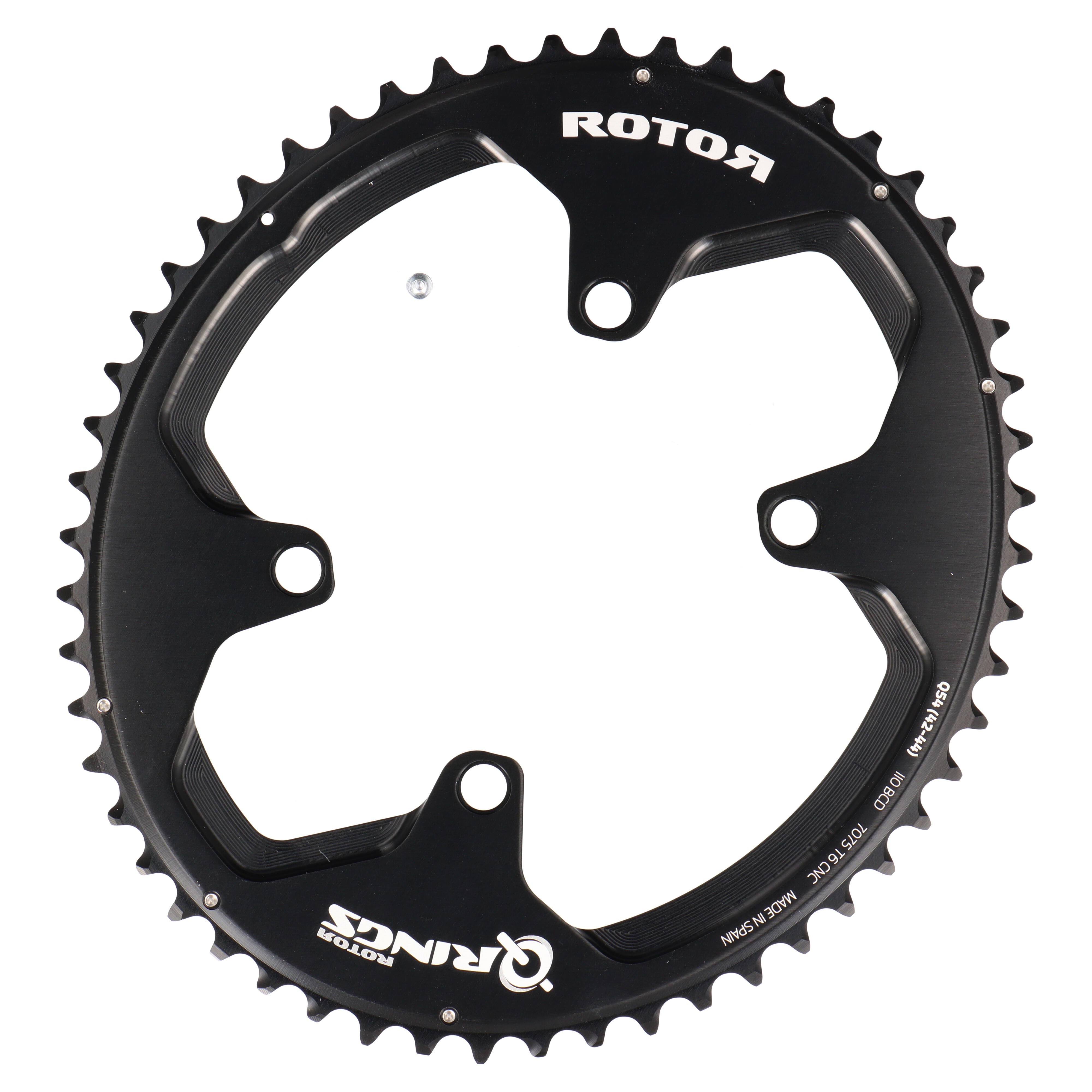 ROTOR Q-Rings Kettenblatt 54T | BCD 110x4 | Außenblatt für 42/44T Innenblatt | oval - RAAAD.com