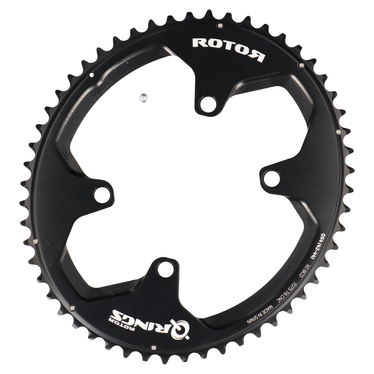 ROTOR Q-Rings Kettenblatt 54T | BCD 110x4 | Außenblatt für 42/44T Innenblatt | oval - RAAAD.com
