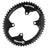 ROTOR Q-Rings Kettenblatt 54T | BCD 110x4 | Außenblatt für 42/44T Innenblatt | oval - RAAAD.com
