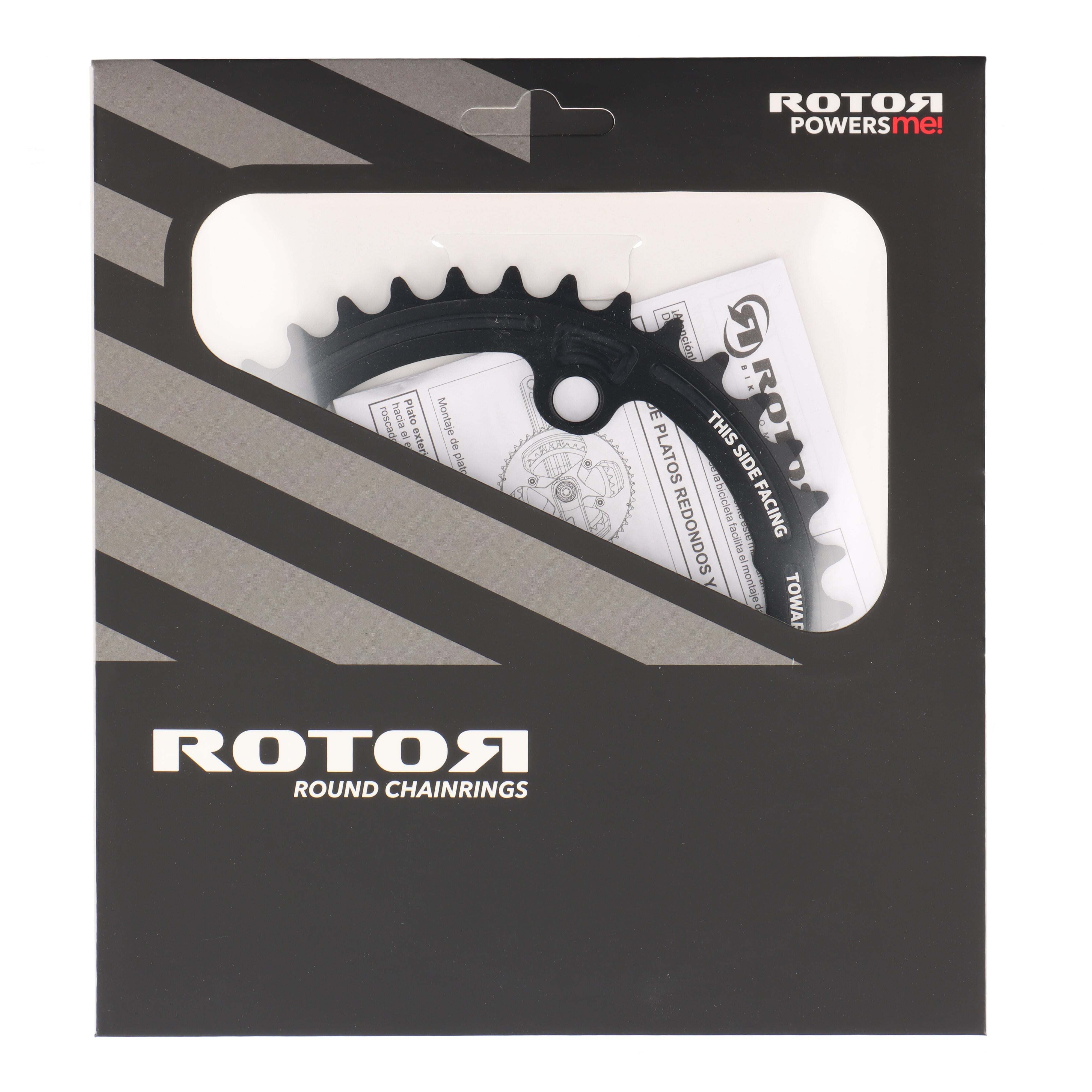 ROTOR Round Ring Kettenblatt 39T | BCD 110x4 | Innenblatt für 53T Außenblatt | rund - RAAAD.com