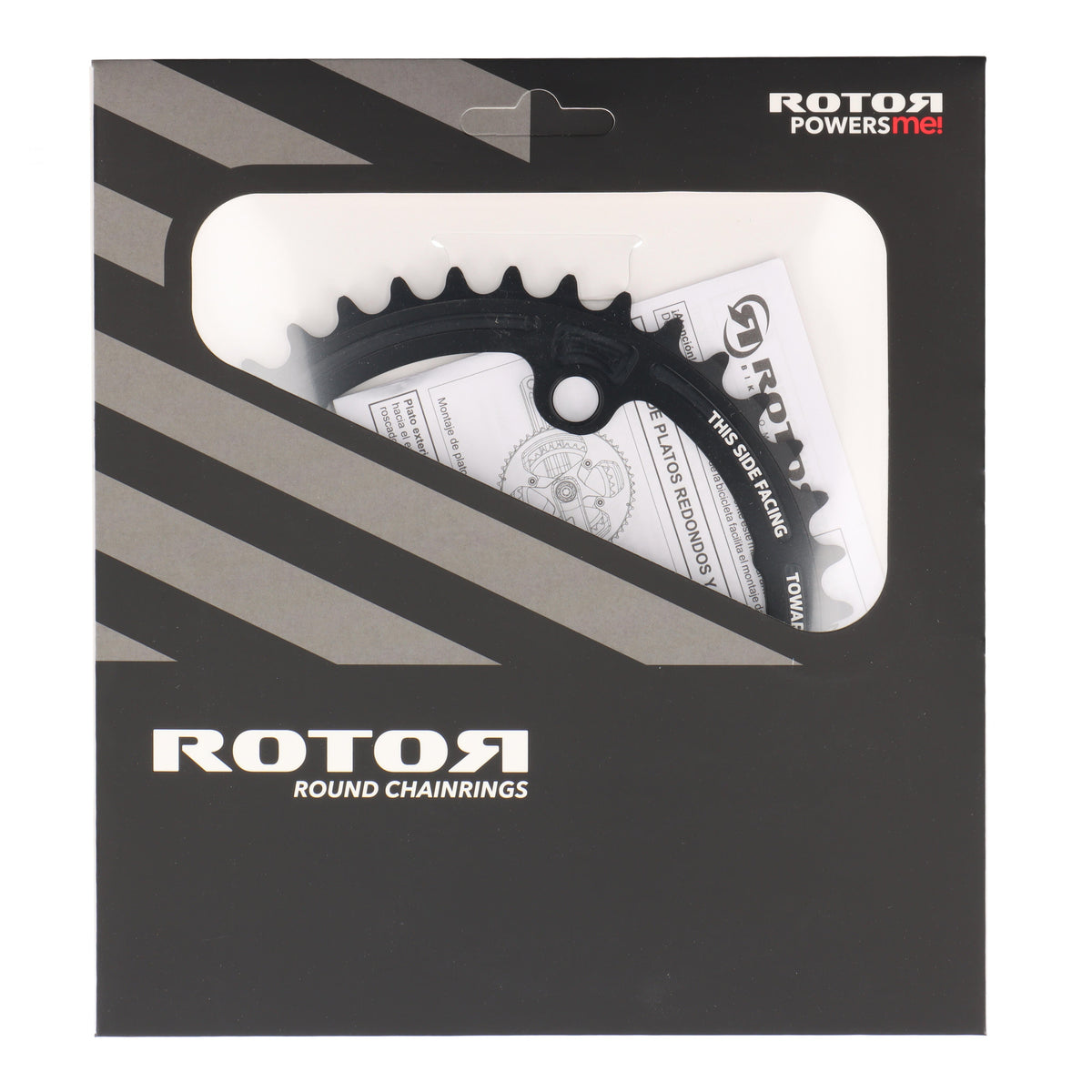 ROTOR Round Ring Kettenblatt 39T | BCD 110x4 | Innenblatt für 53T Außenblatt | rund - RAAAD.com